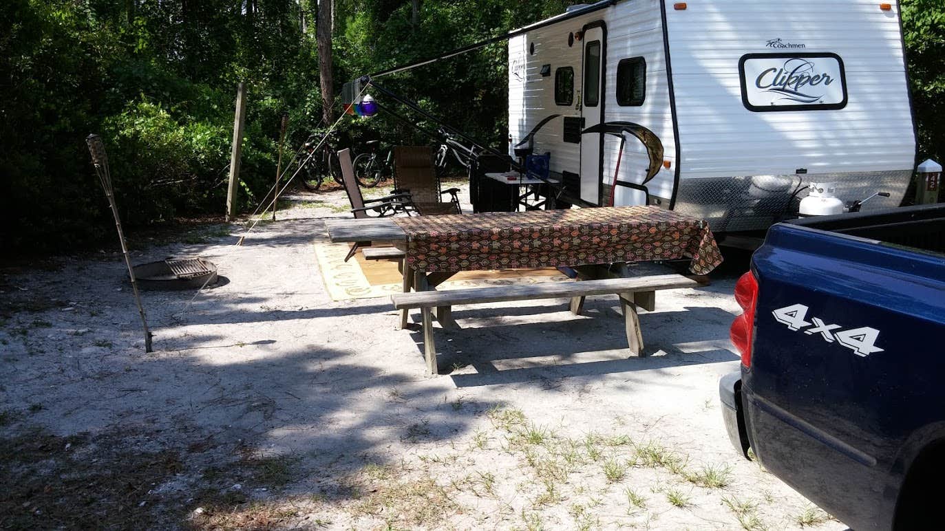 Keith M.'s photo of rv camping at Dr. Julian G. Bruce St. George Island State Park Campground near Sopchoppy, FL