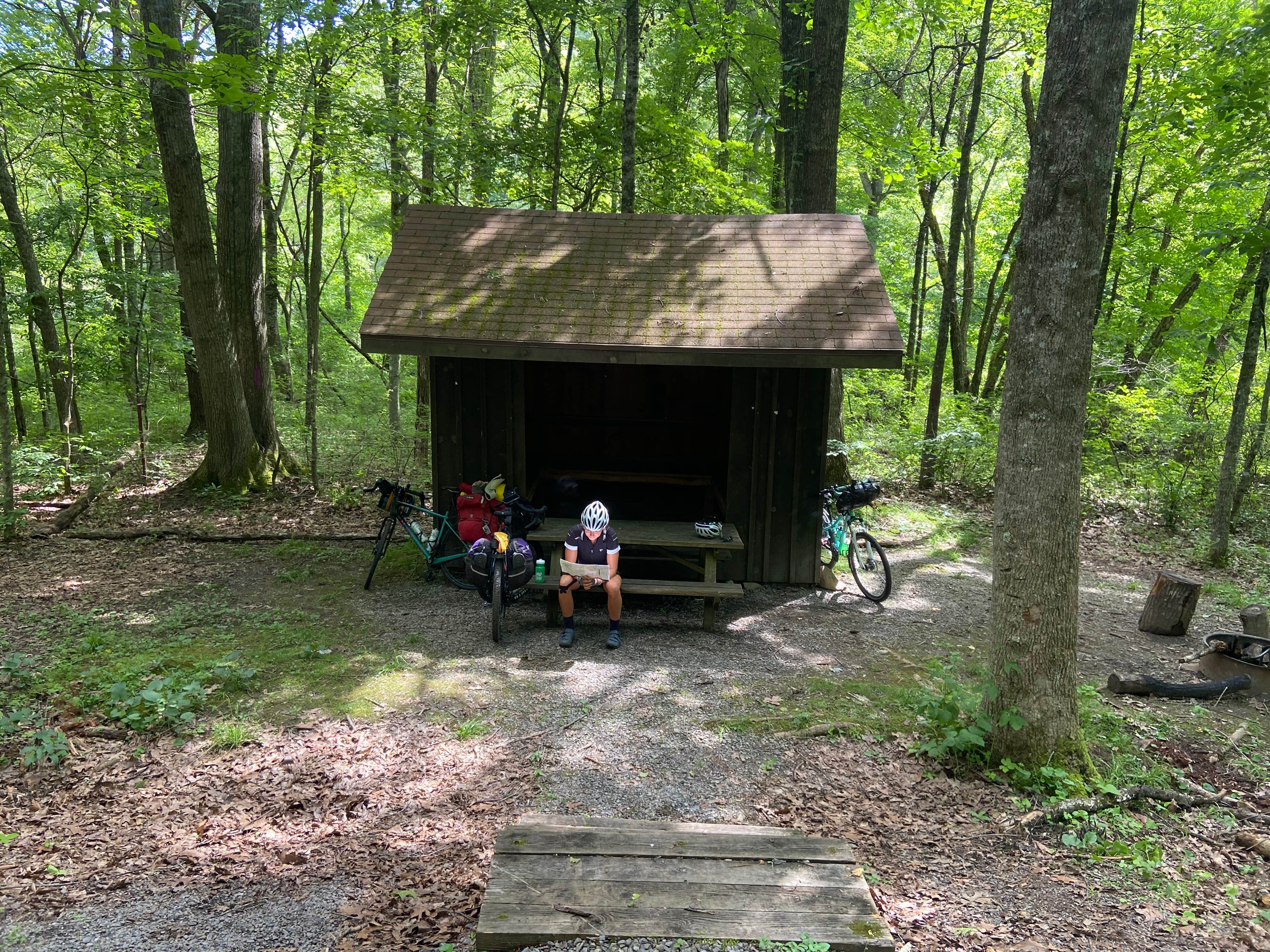 Camper submitted image from Greenbrier River Trail Milepost 63.8 Primitive Campsite - 3