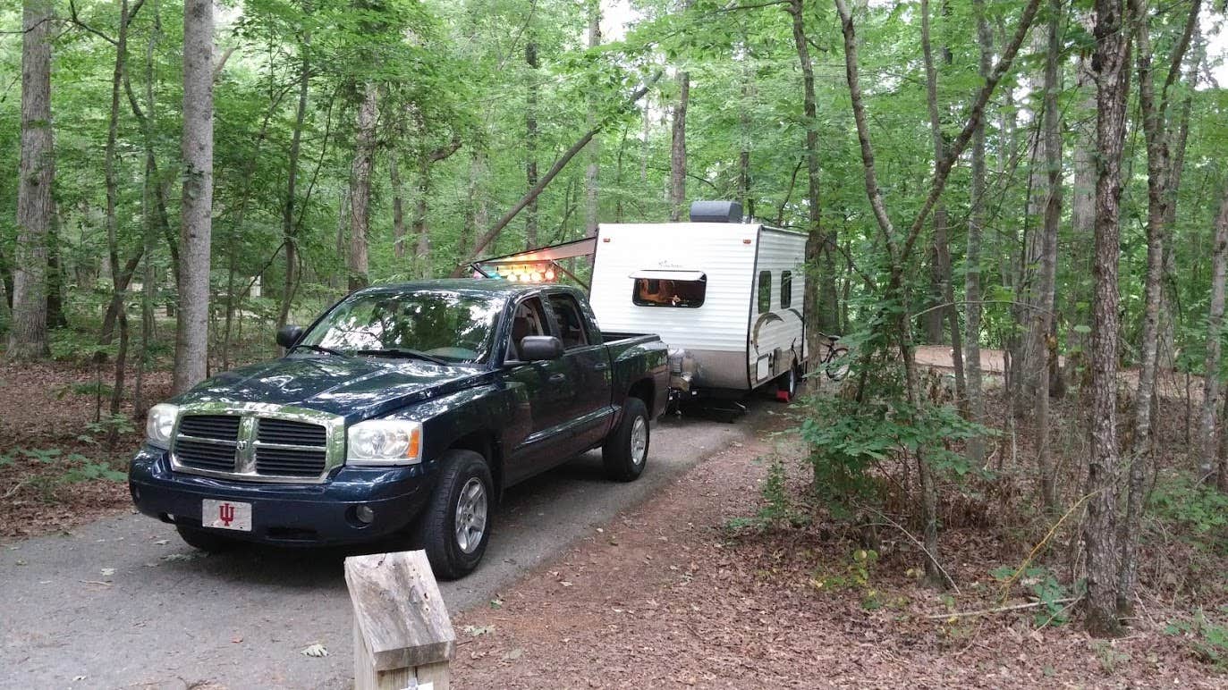 Keith M.'s photo of rv camping at Old Stone Fort State Archaeological Park near Pocahontas, TN