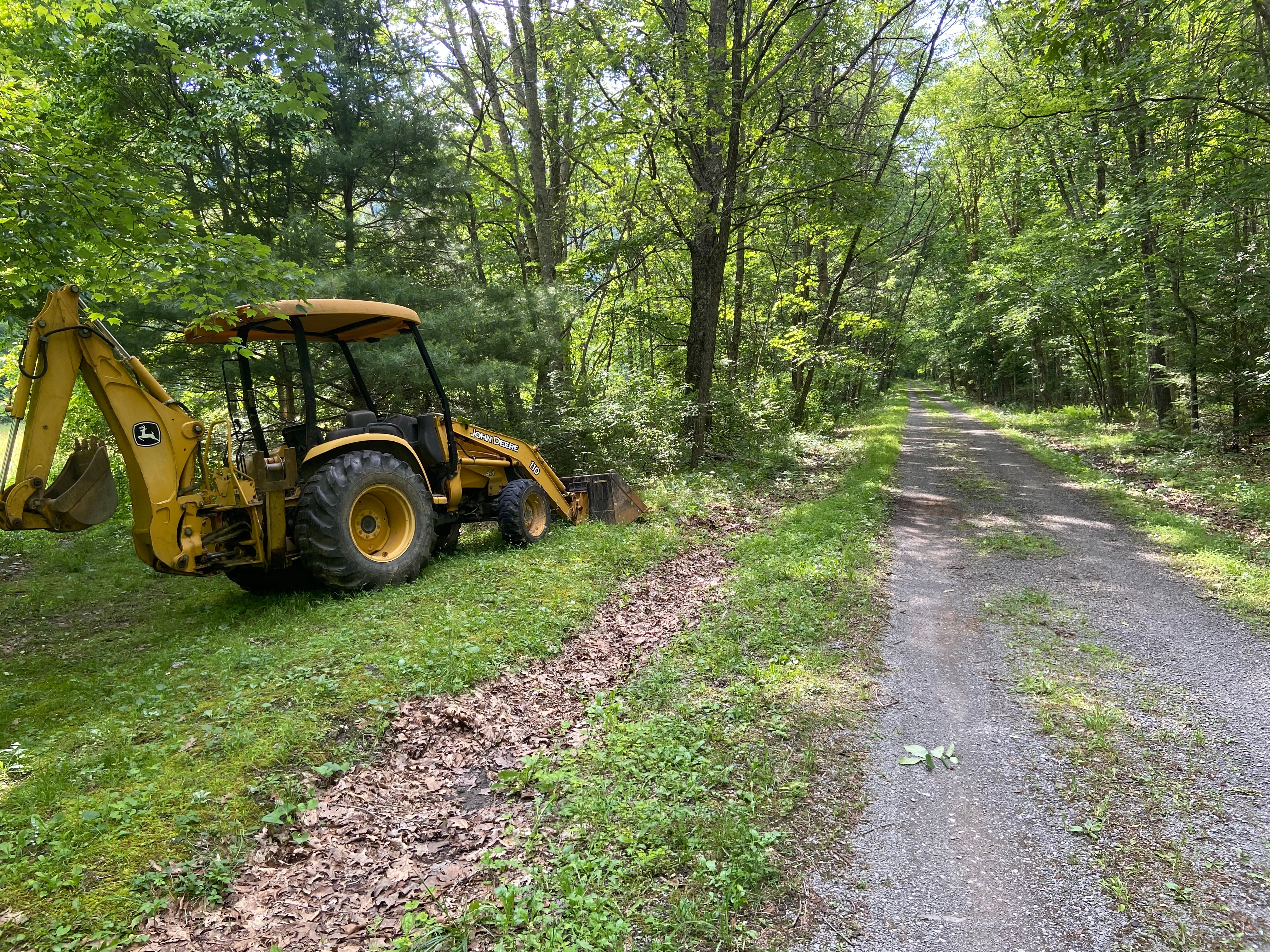 With abundant rains and common “blow downs” the State Park employees were always working hard to keep the trail open and free of debri