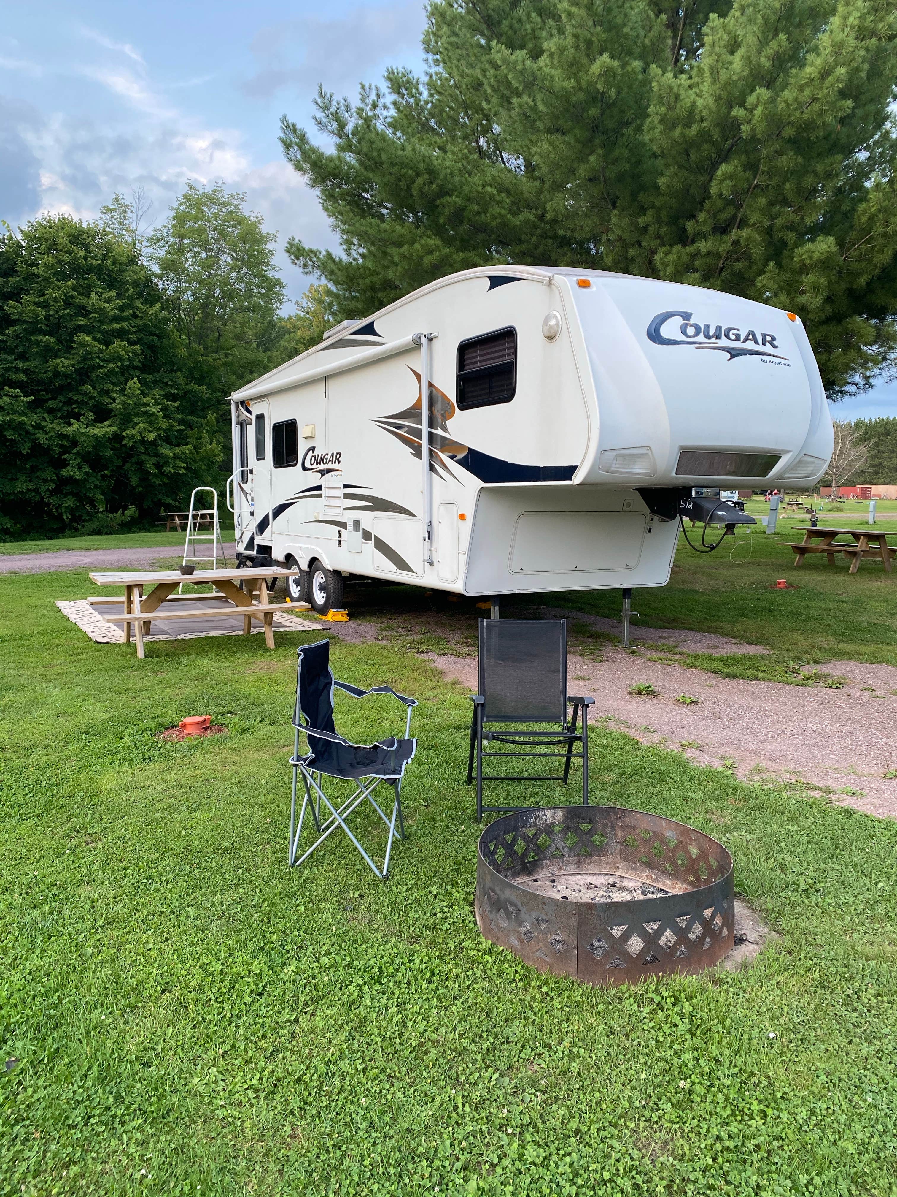 Matt P.'s photo of rv camping at Banning RV Park and Campground near St. Croix National Scenic Riverway