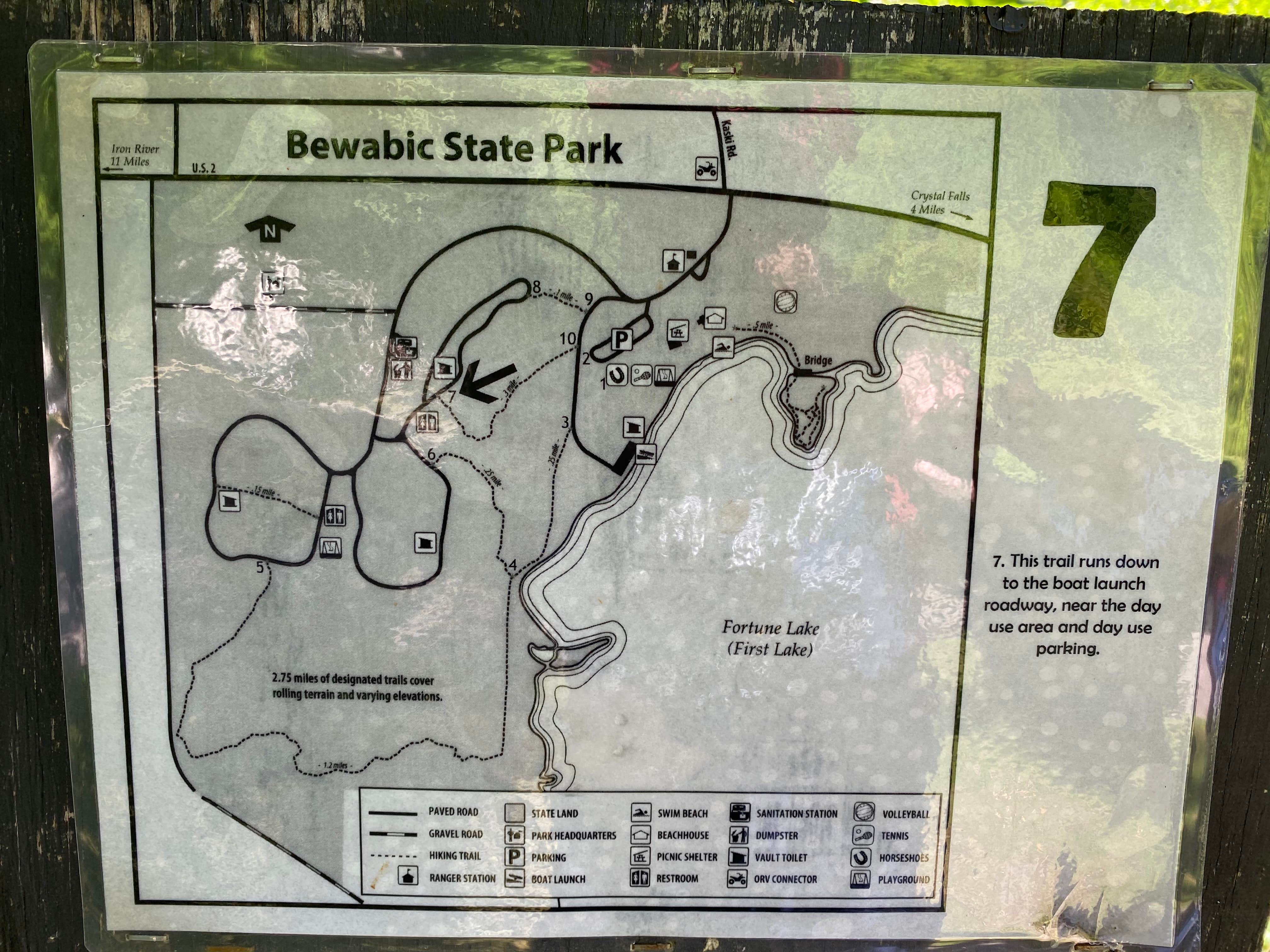 Camper-submitted photo at Bewabic State Park Campground near Crystal Falls, MI