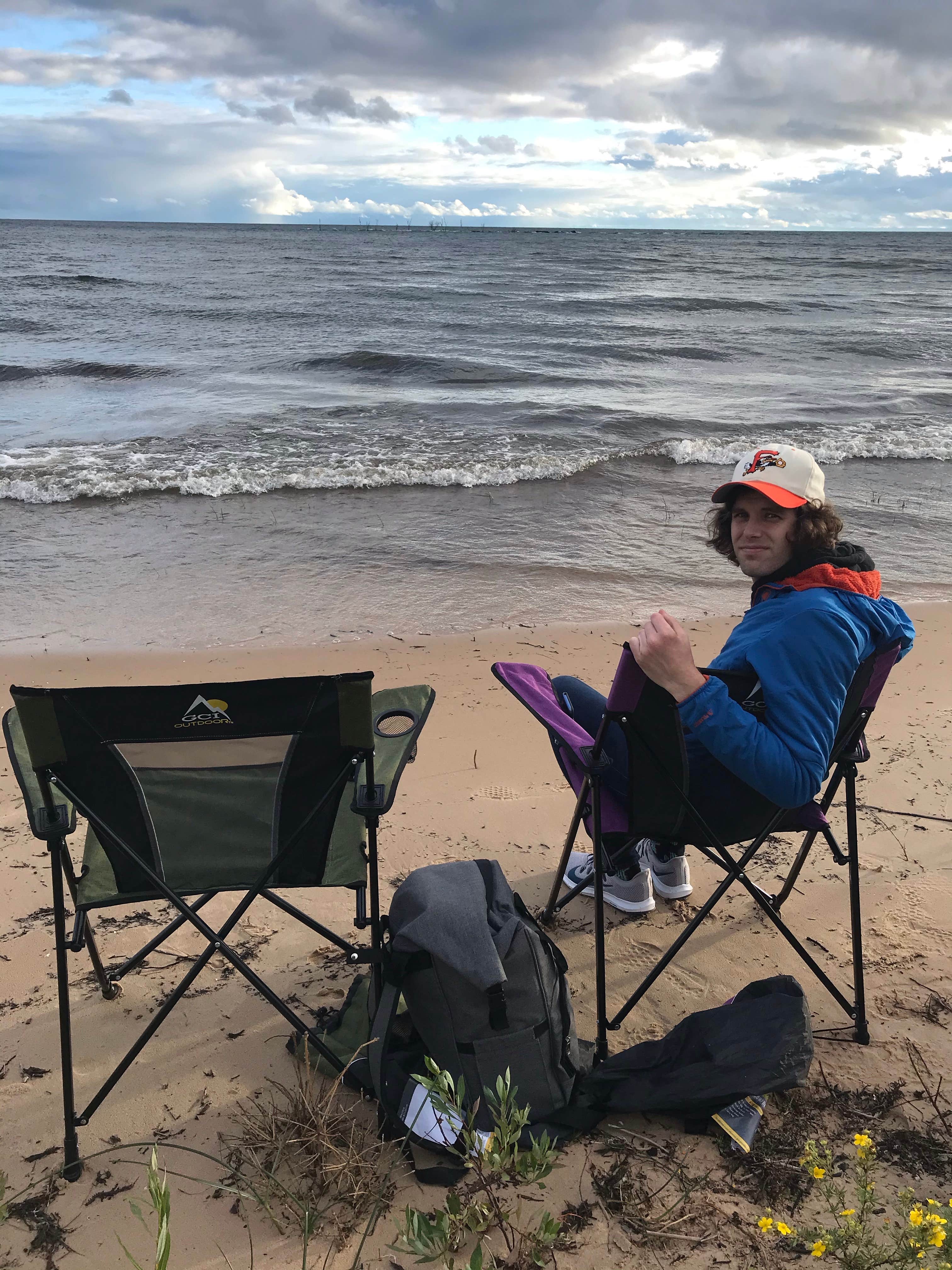 Stefanie Z.'s photo at Hog Island Point State Forest Campground near Beaver Island, MI