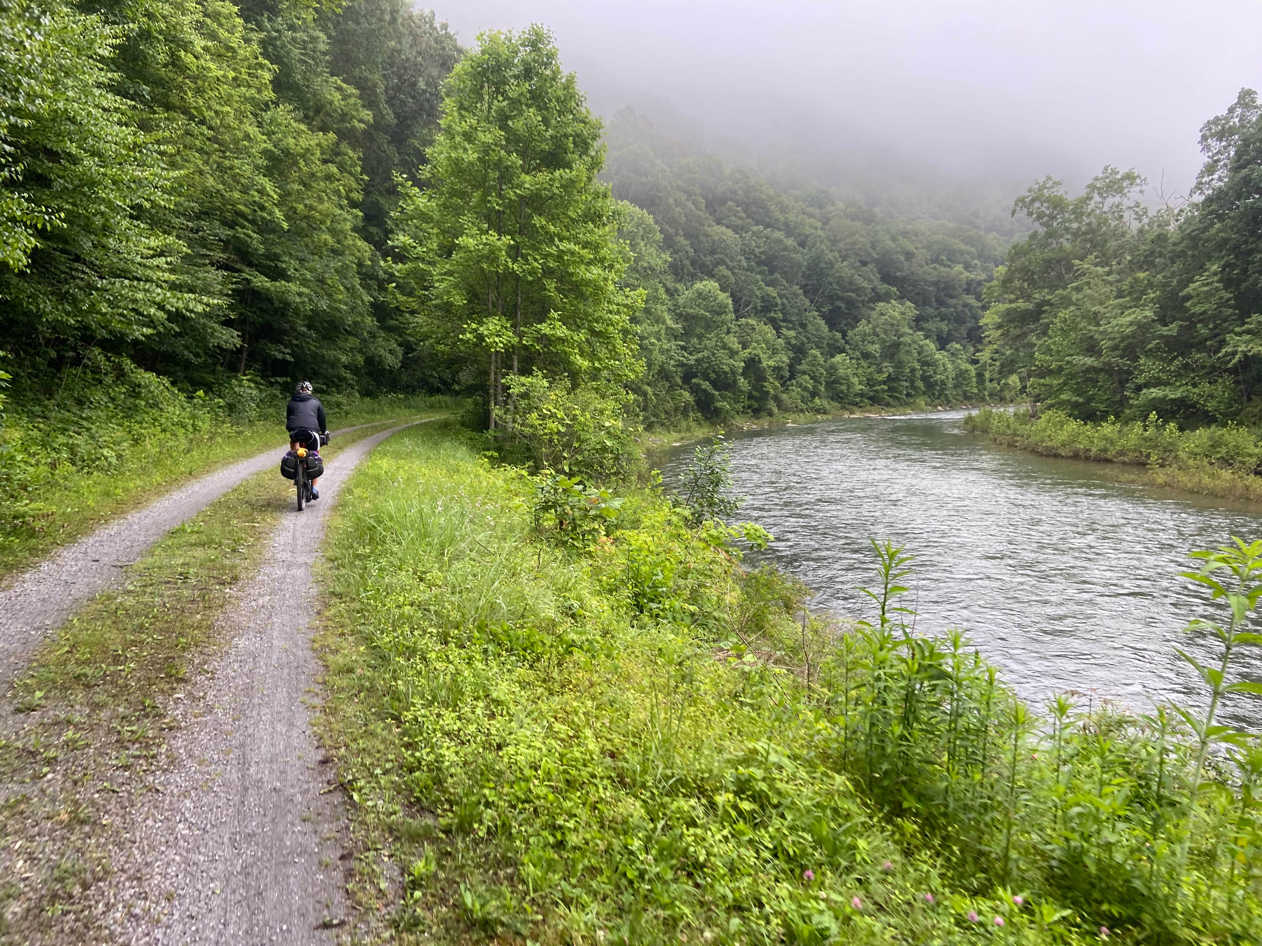 Camper submitted image from Greenbrier River Trail Mile Post 28.5 Primitive Campsite - 2