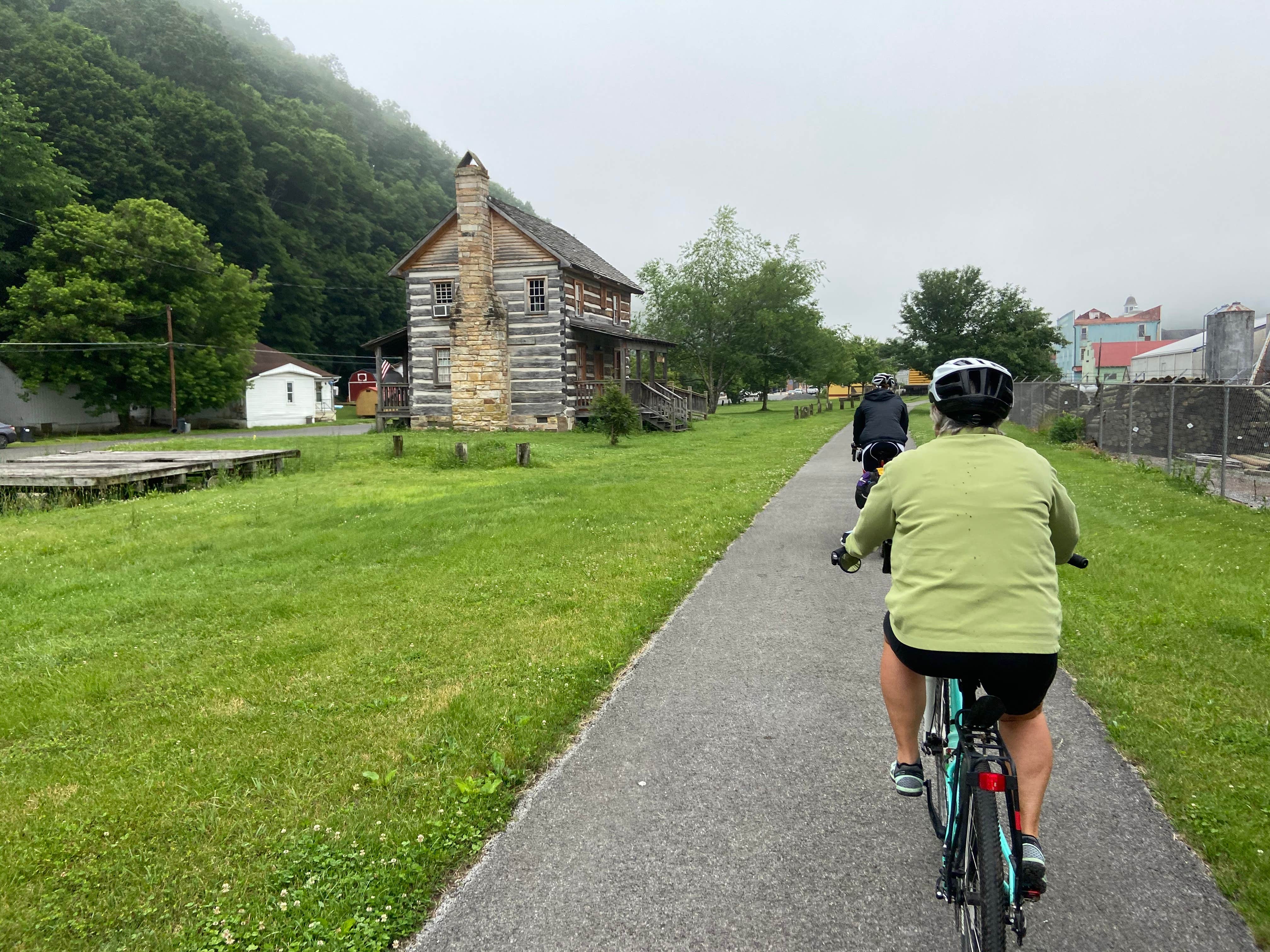 Camper-submitted photo at Greenbrier River Trail Mile Post 28.5 Primitive Campsite near Lewisburg, WV