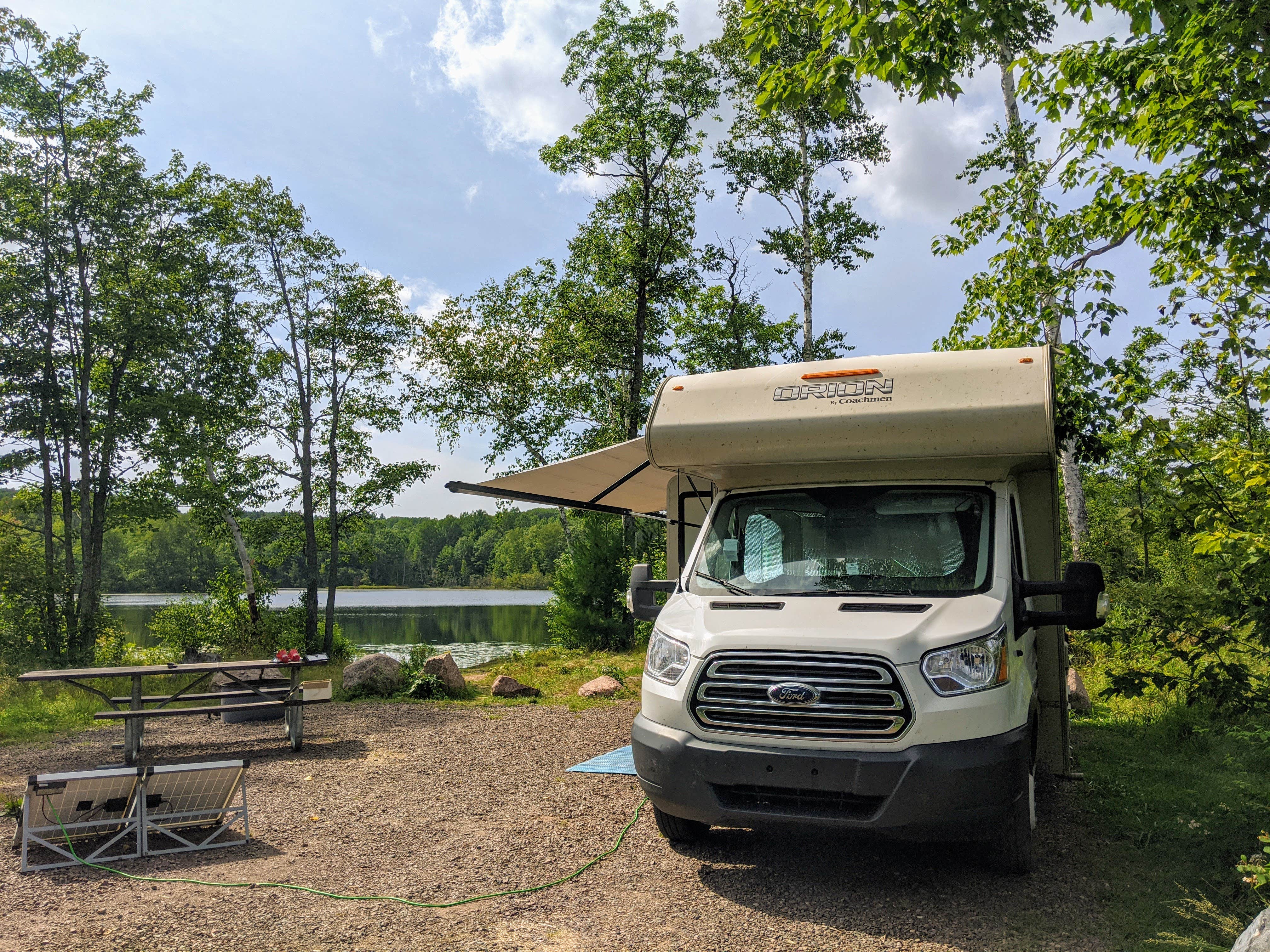 SmallRVLifestyle V.'s photo of rv camping at Birch Grove Campground near Port Wing, WI