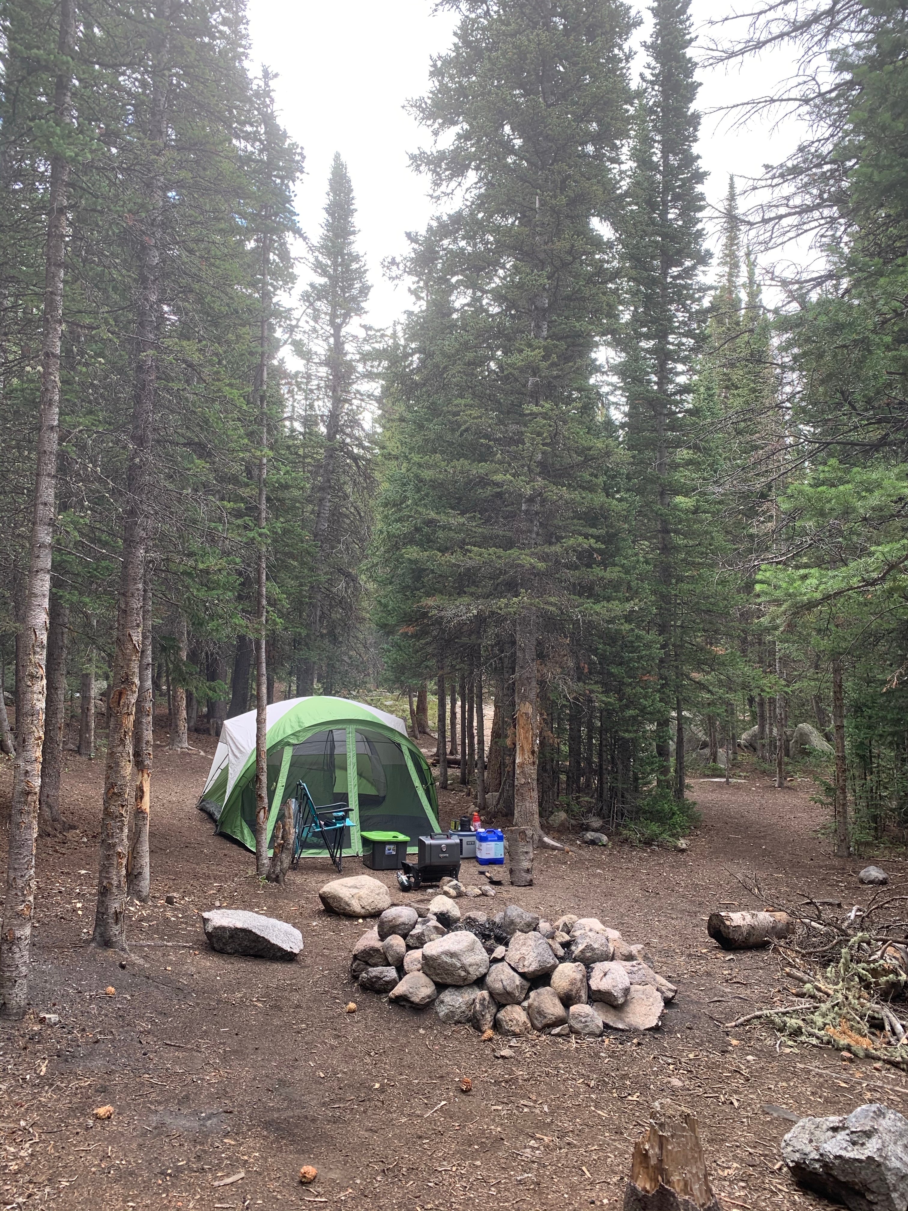 Camper submitted image from Rainbow Lakes Wilderness Area - 2