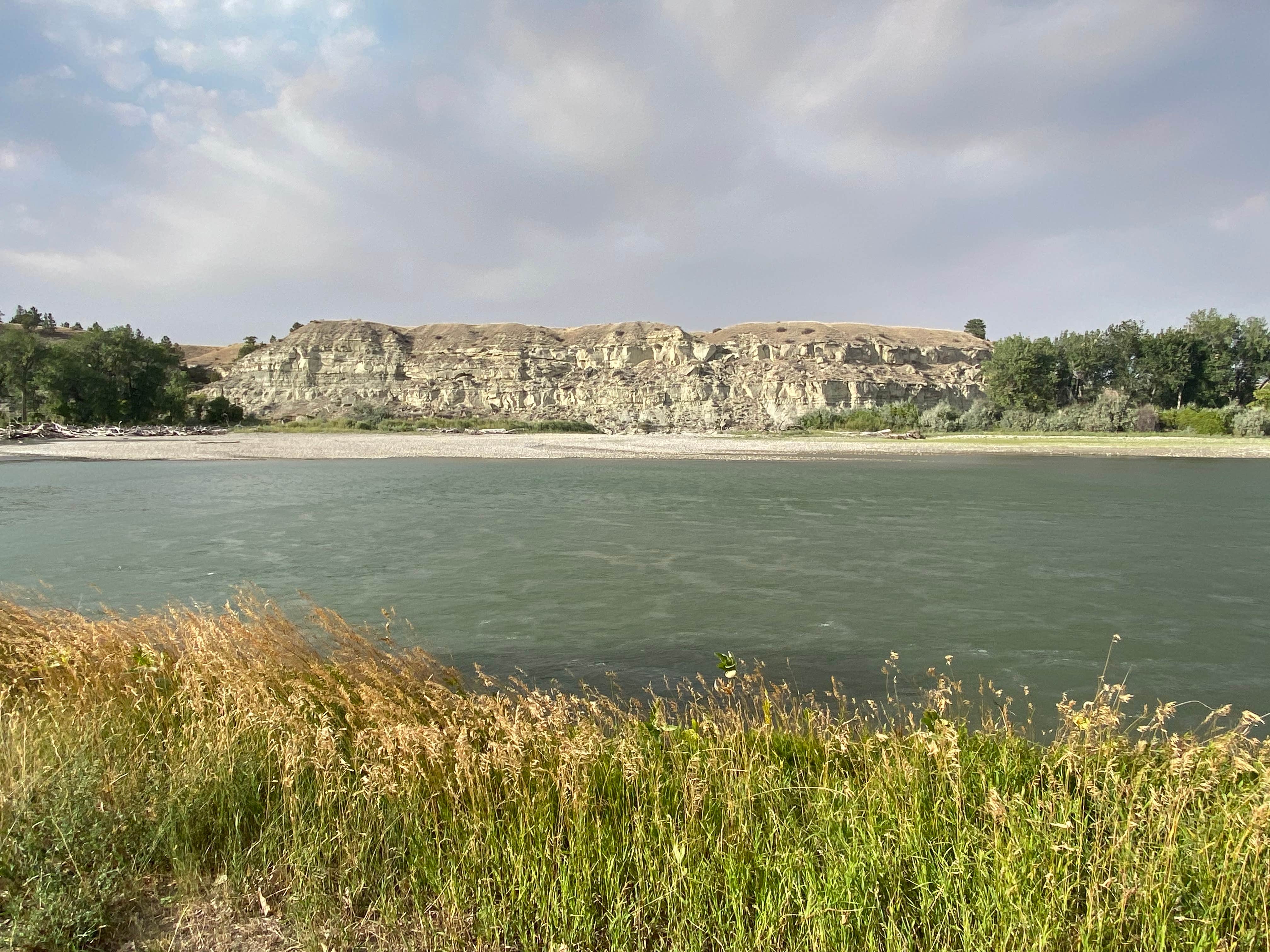 Chad L.'s photo of a dispersed camping area at Captain Clark near Pompeys Pillar, MT