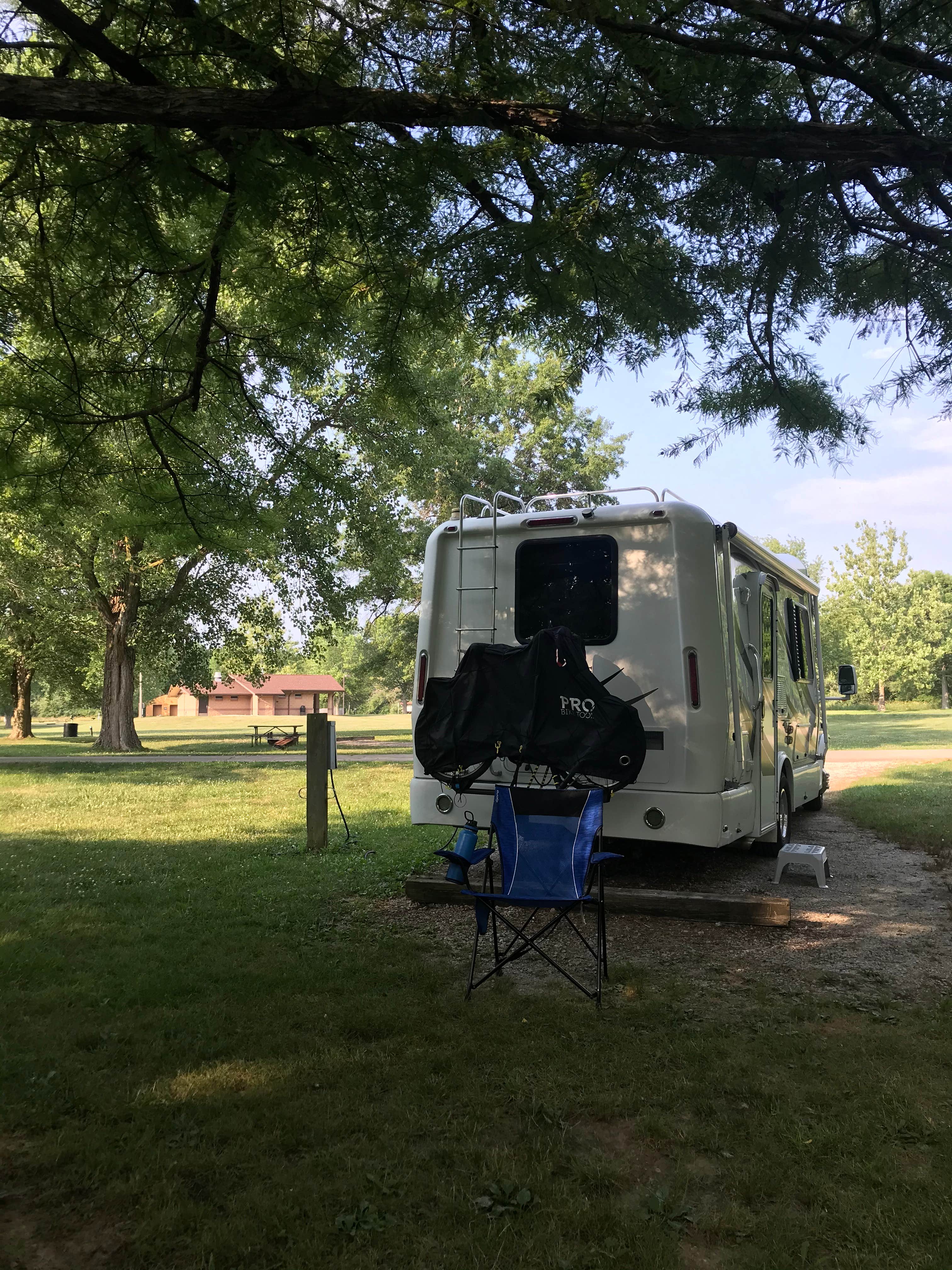Susan L.'s photo of rv camping at Sangchris Lake State Park Campground near Ashland, IL