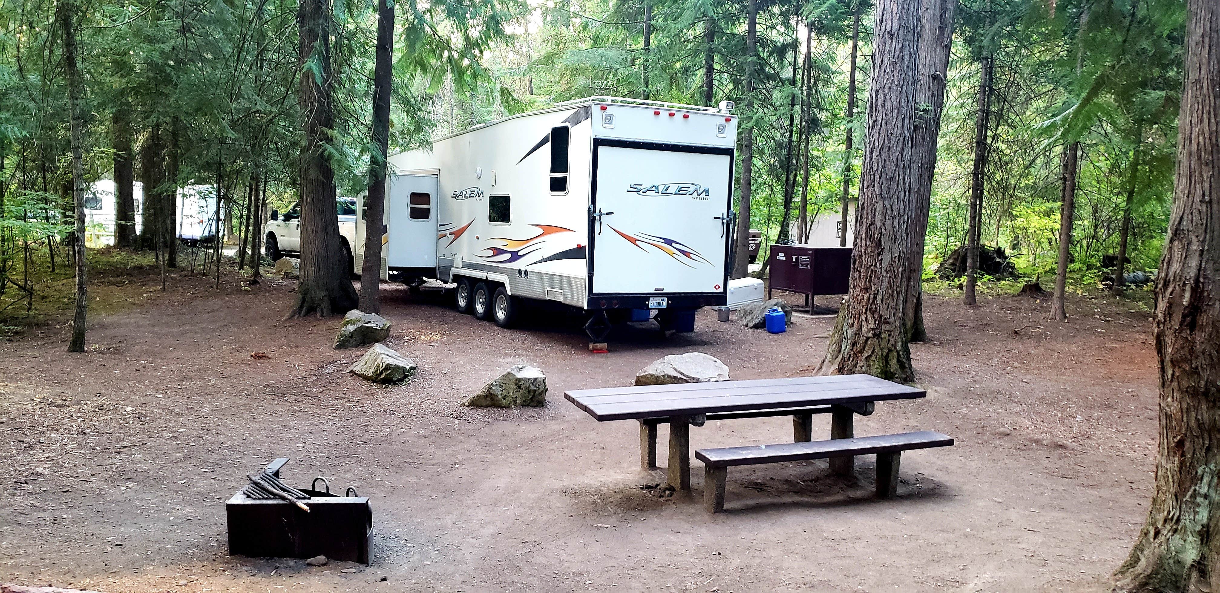 Roxanne E.'s photo of rv camping at Pioneer Park near Newport, WA