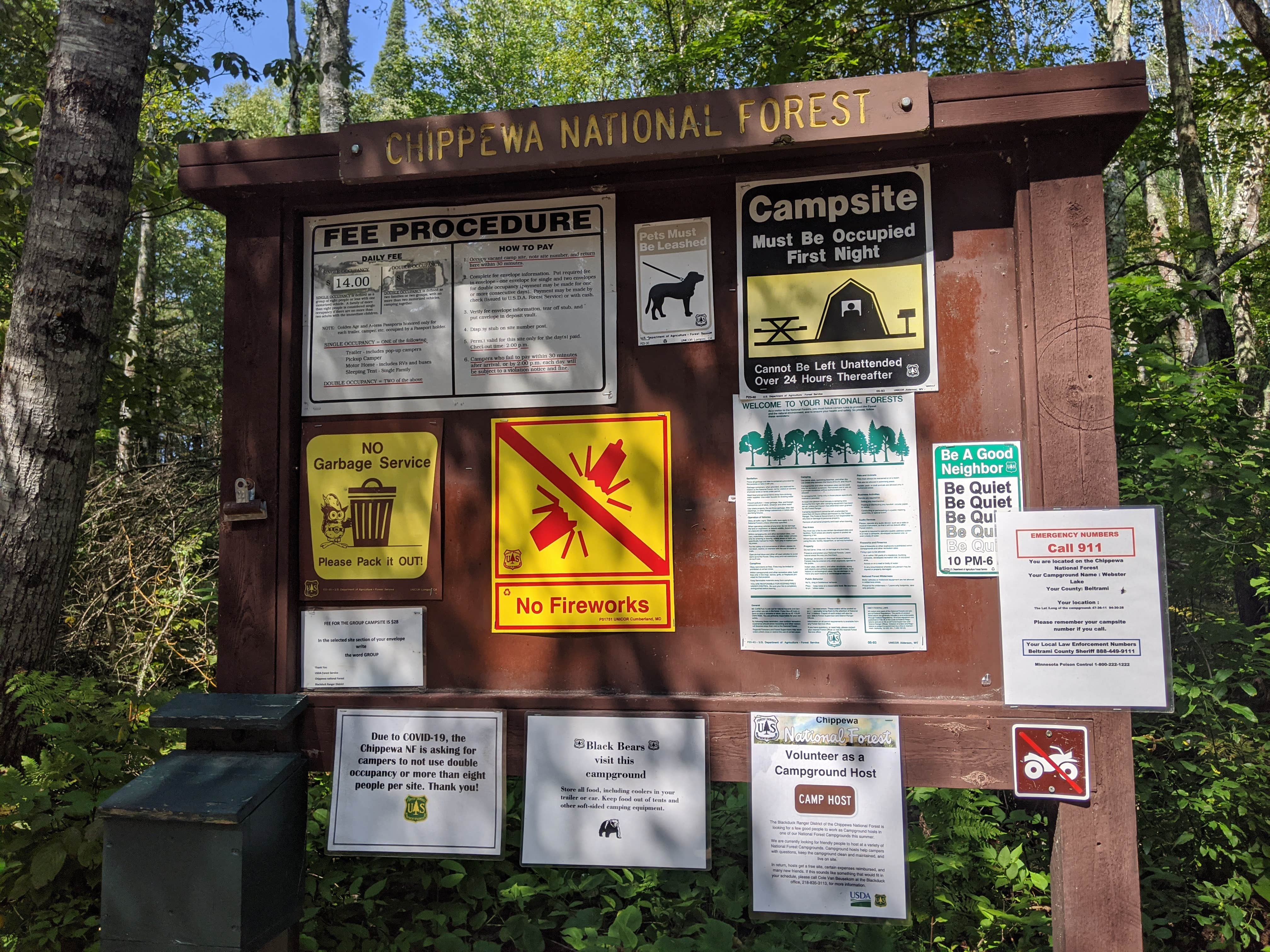Camper-submitted photo at Webster Lake Campground near Chippewa National Forest