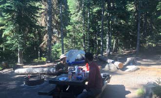 Camping near Carbon Farm Yard: Fifteenmile Campground, Government Camp, Oregon