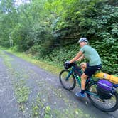 Review photo of Greenbrier River Trail Mile Post 9.5 Primitive Campsite (Between Keister and Hopper, WV) by Dave V., September 6, 2020