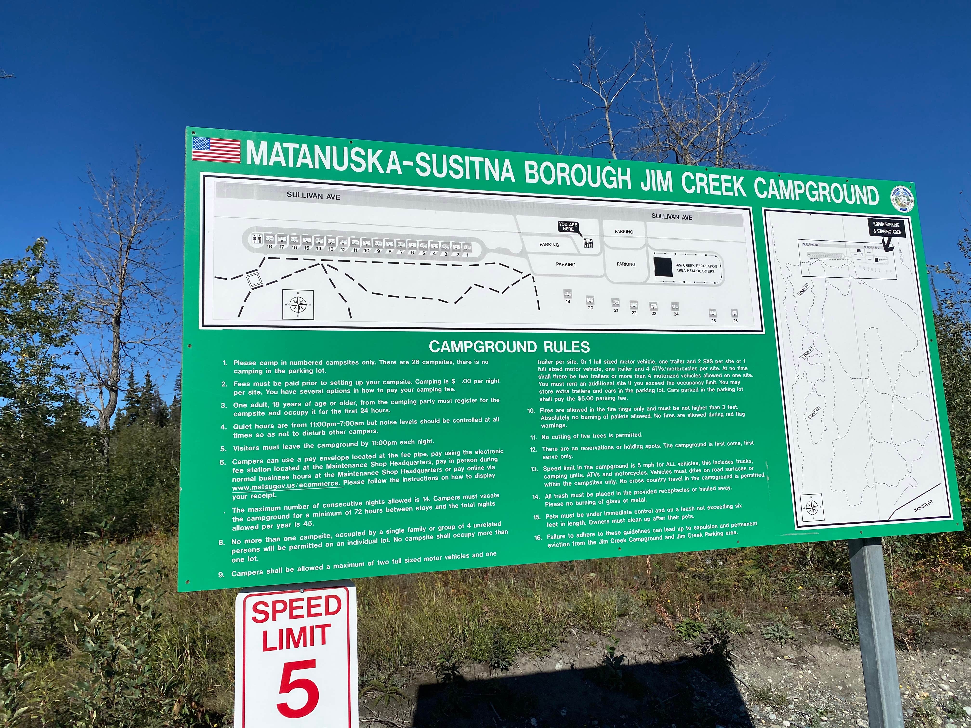 Camper-submitted photo at Jim Creek Recreational Campground near Palmer, AK