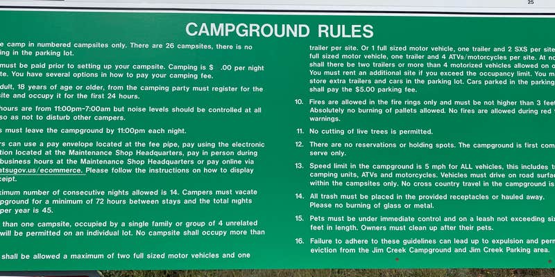 Camper submitted image from Jim Creek Recreational Campground