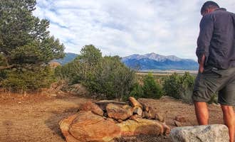 Camping near CR 306 -Dispersed Site: Turtle Rock Campground, Buena Vista, Colorado