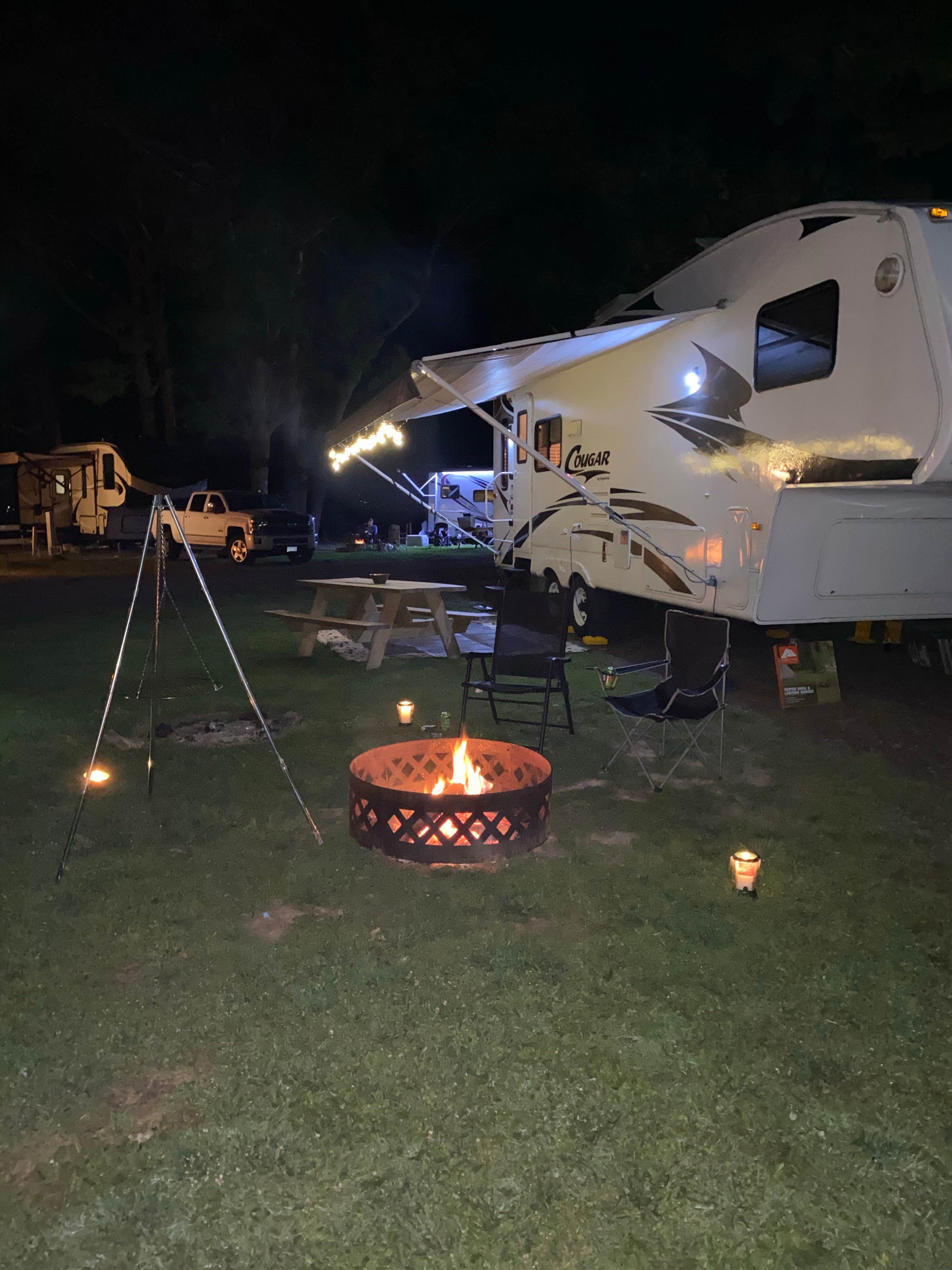Matt P.'s photo of rv camping at Banning RV Park and Campground near Milaca, MN