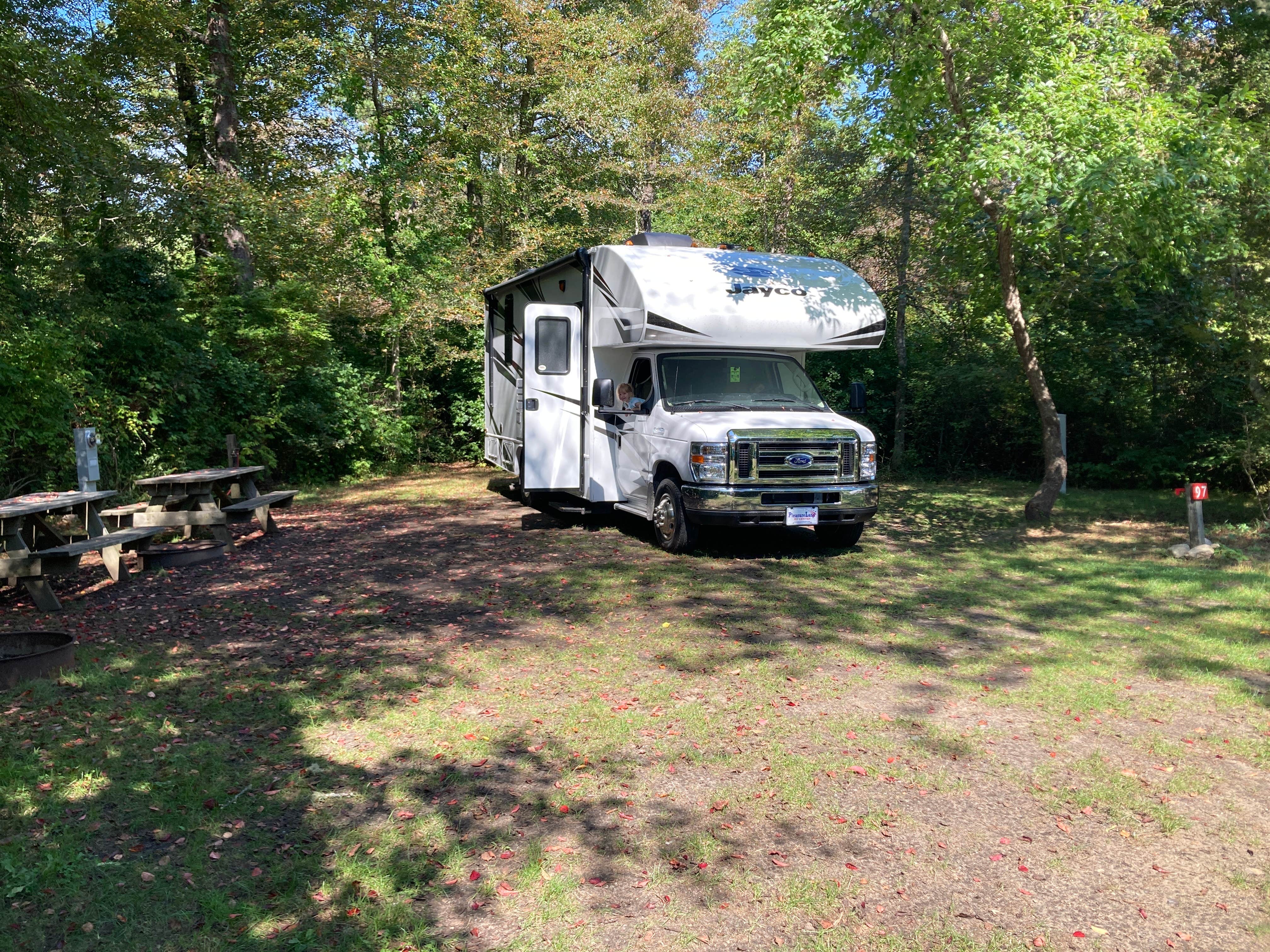 Jennie's photo of rv camping at Shady Knoll Campground near Sandwich, MA