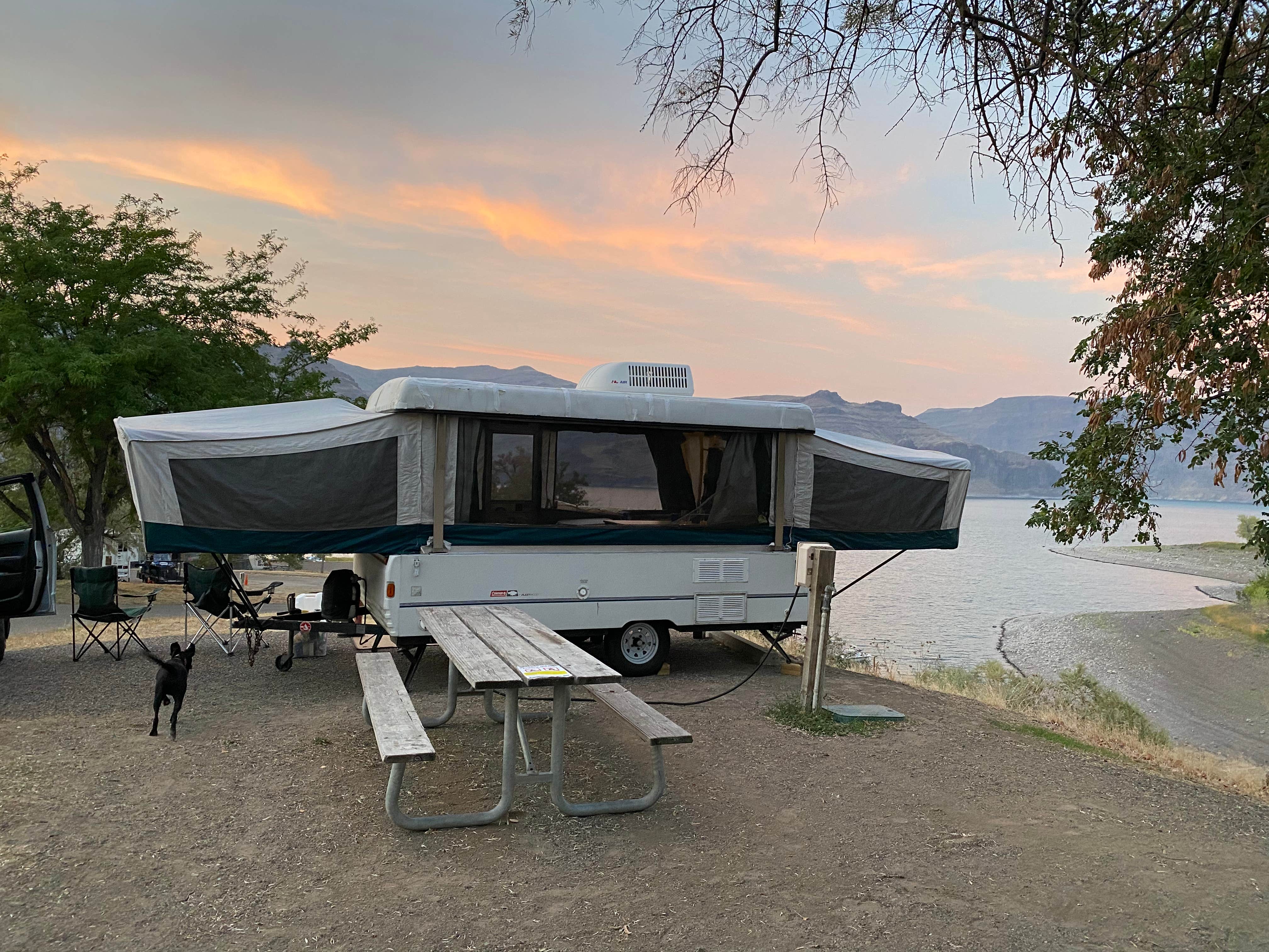 Camper-submitted photo at Indian Creek Campground — Lake Owyhee State Park near Star, ID