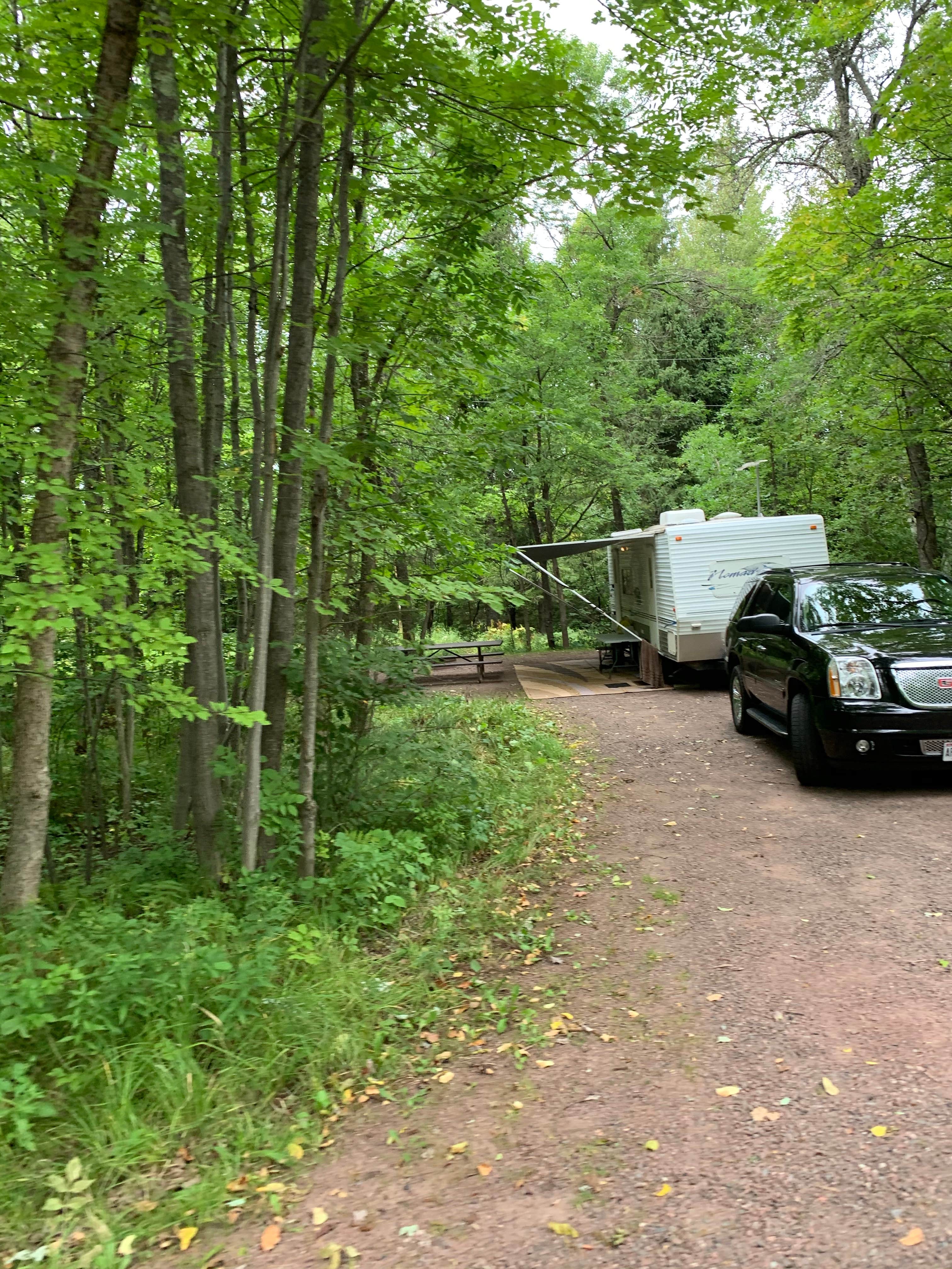 Laura B.'s photo at Copper Falls State Park Campground near Saxon, WI
