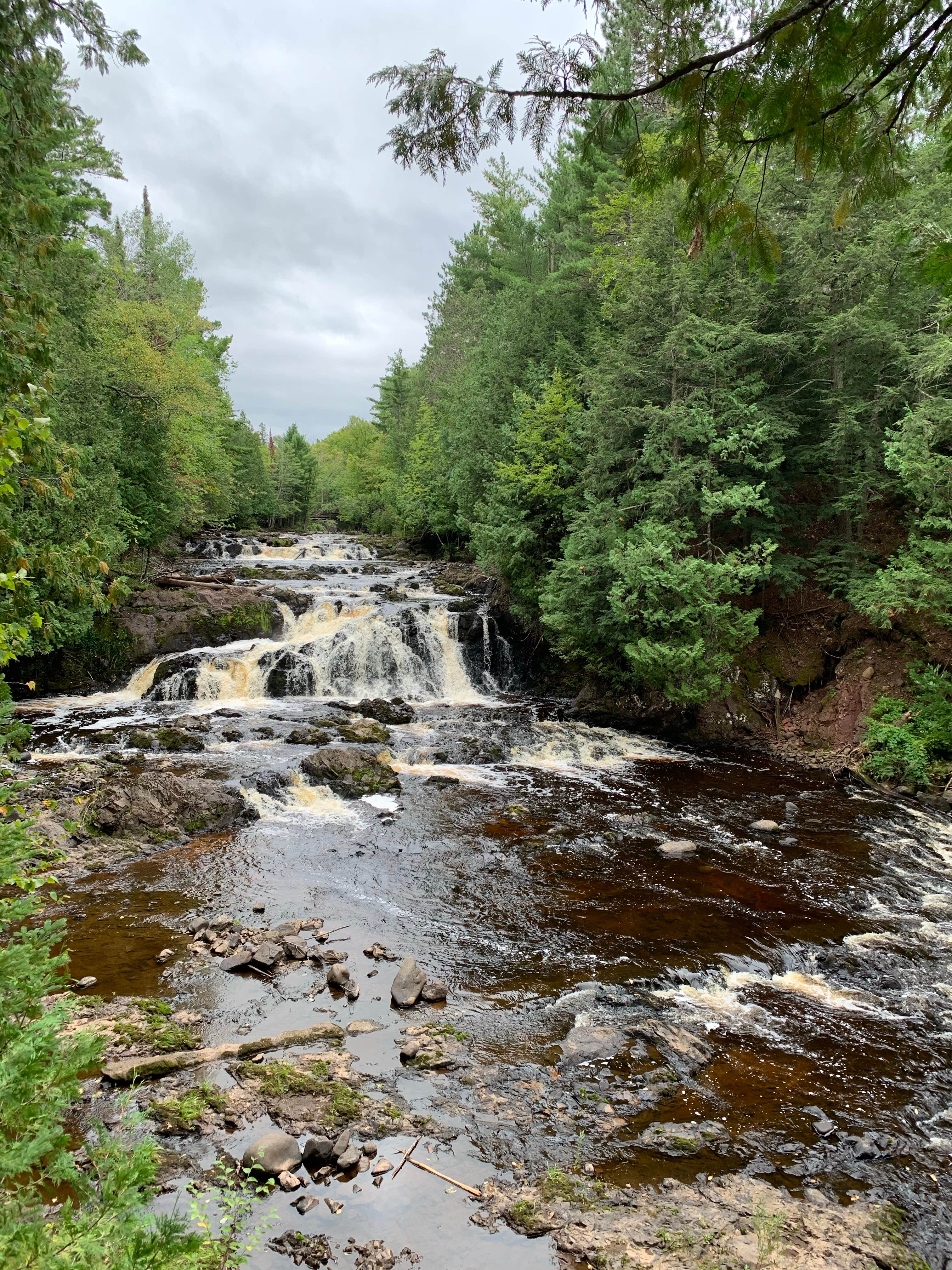 Camper-submitted photo at Copper Falls State Park Campground near Presque Isle, WI