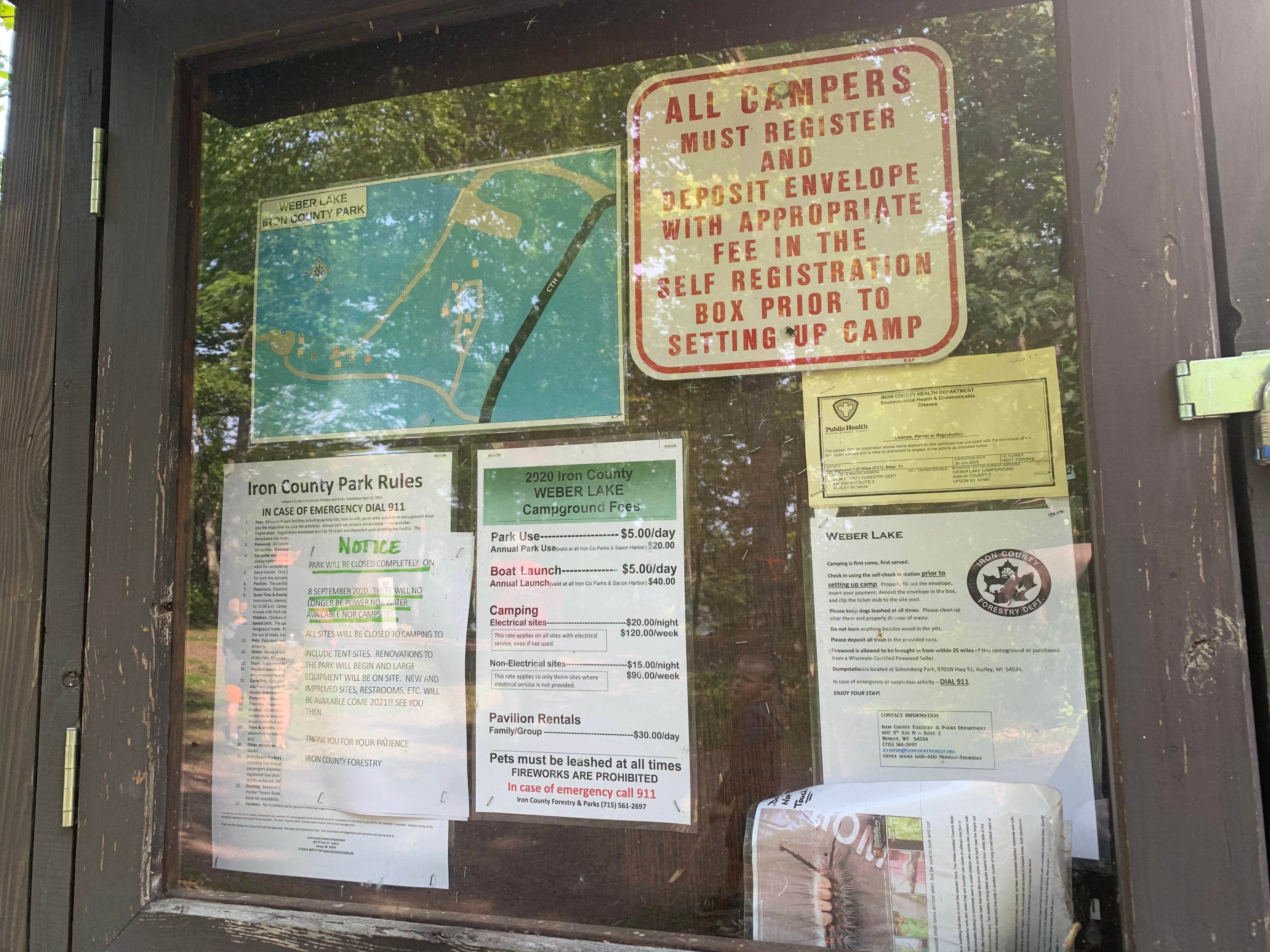 Camper-submitted photo at Weber Lake County Park near Upson, WI