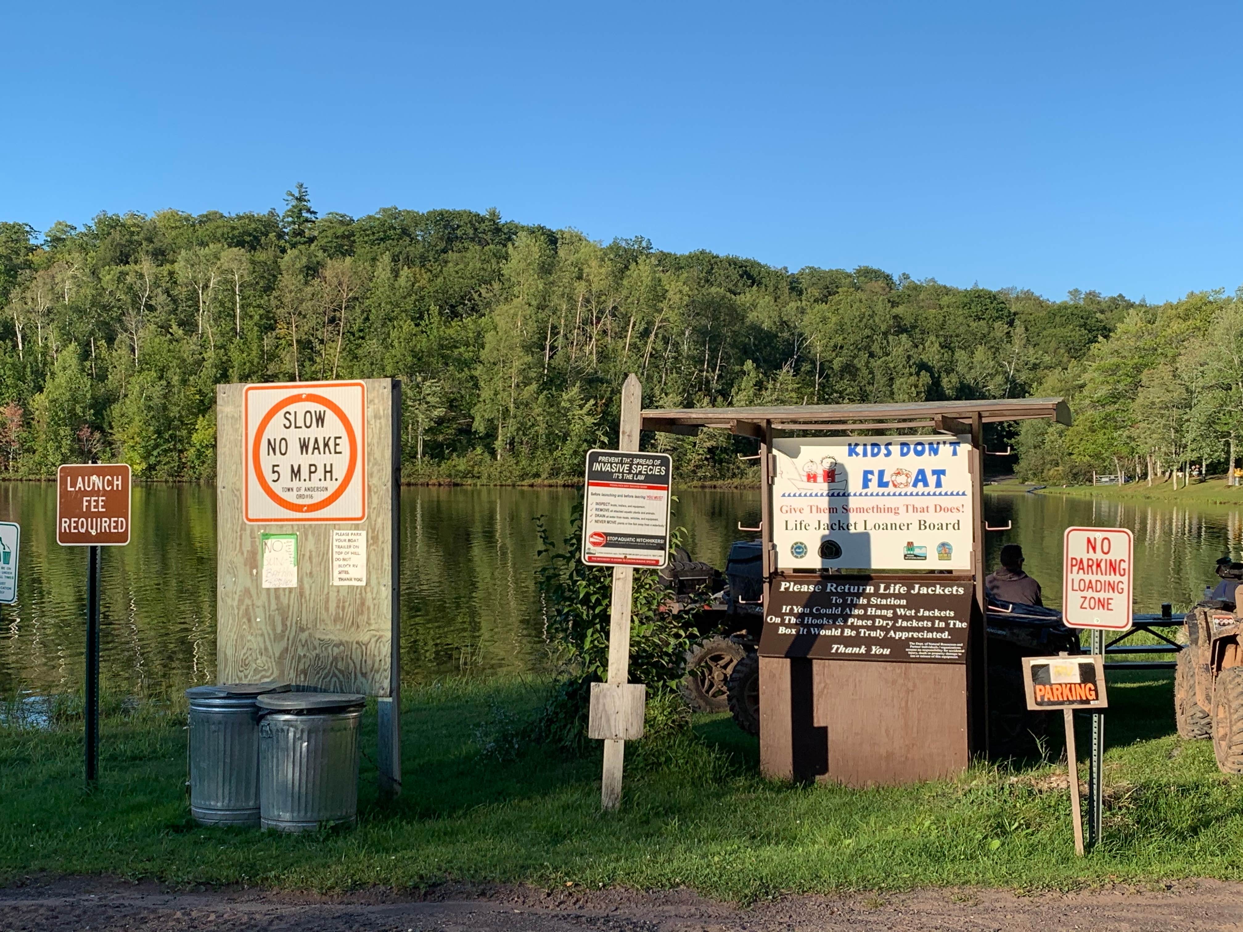 Camper-submitted photo at Weber Lake County Park near Upson, WI