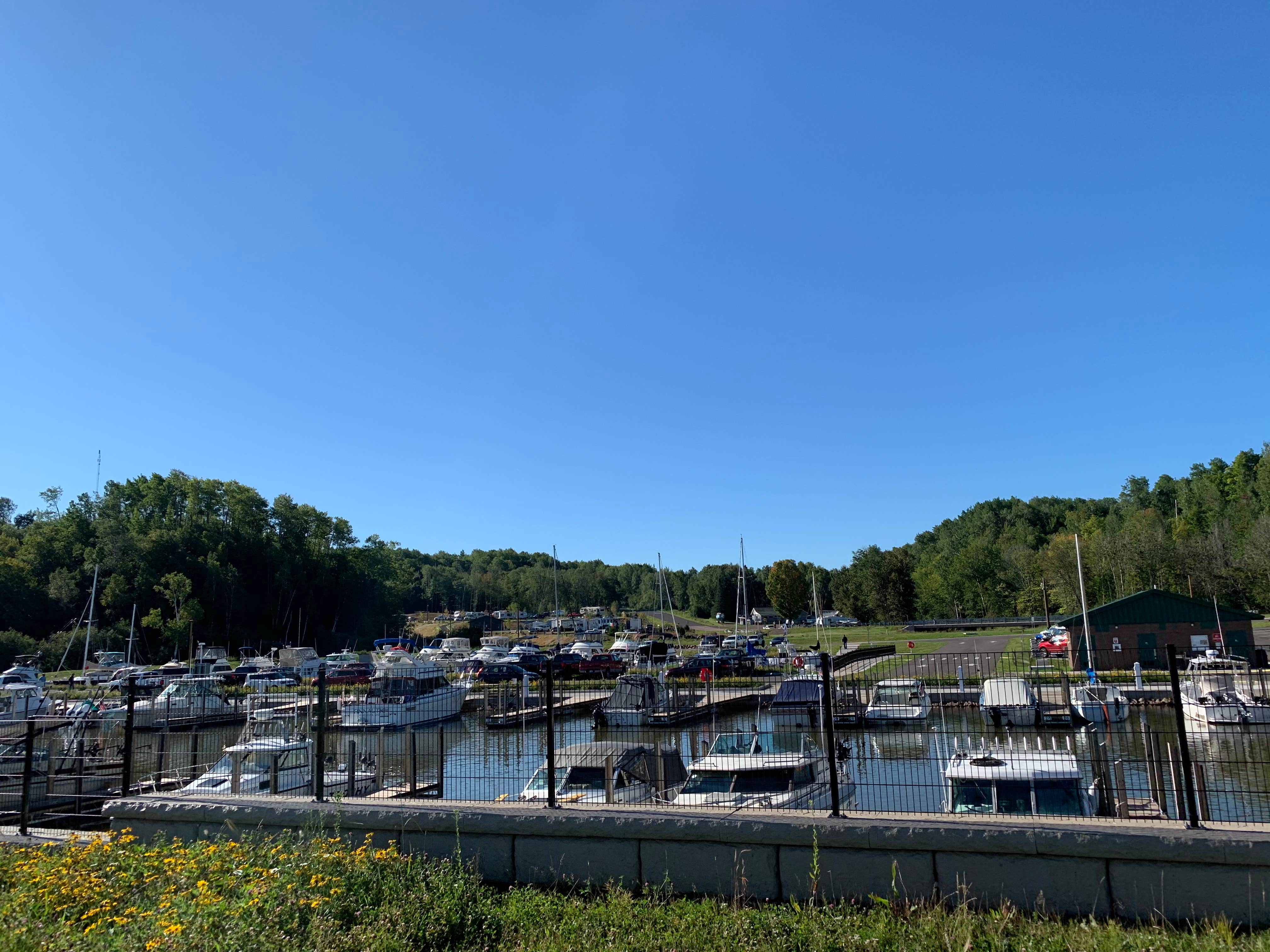 Camper-submitted photo at Saxon Harbor Campground & Marina near Upson, WI