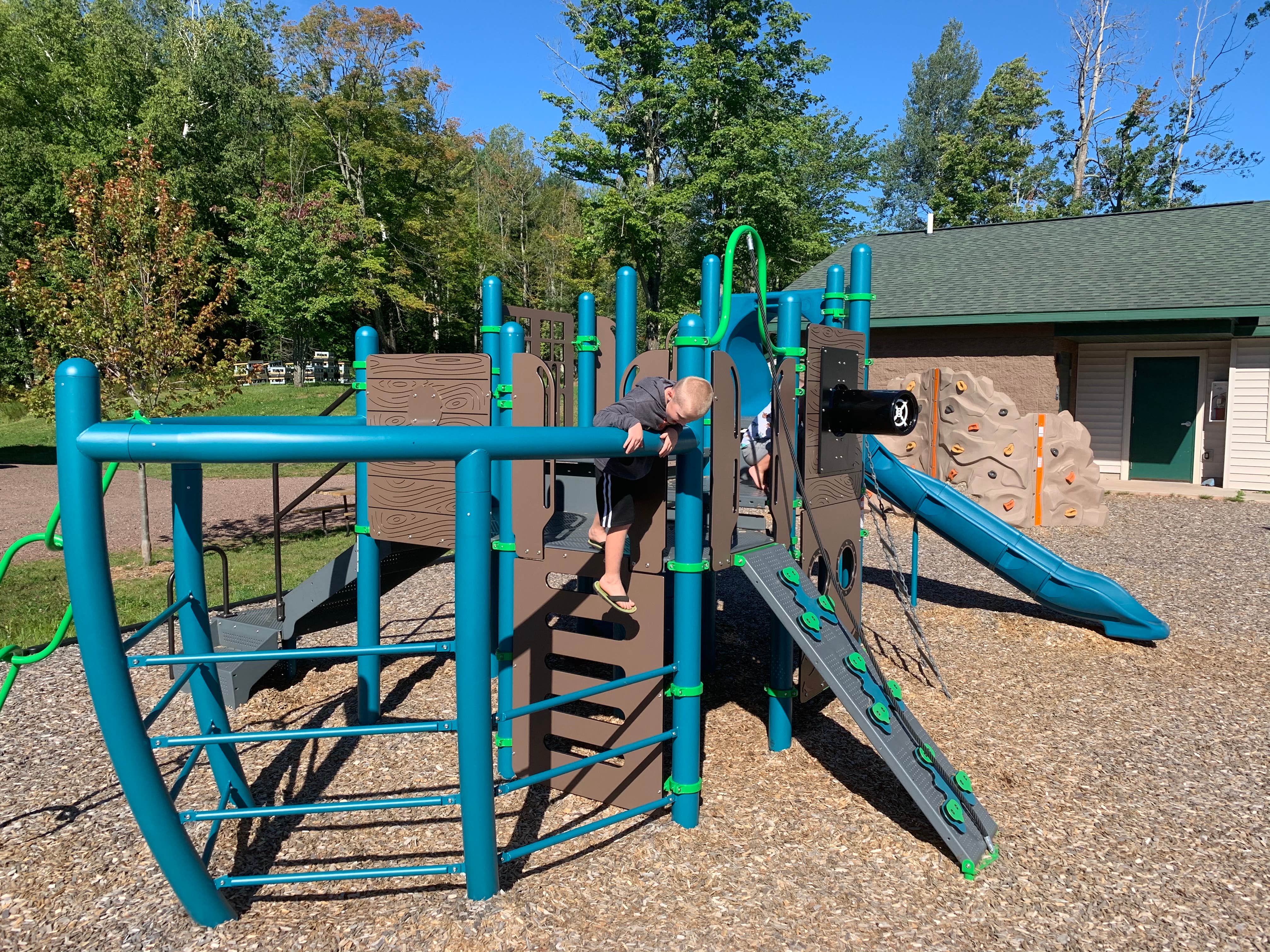 Camper-submitted photo at Saxon Harbor Campground & Marina near Upson, WI
