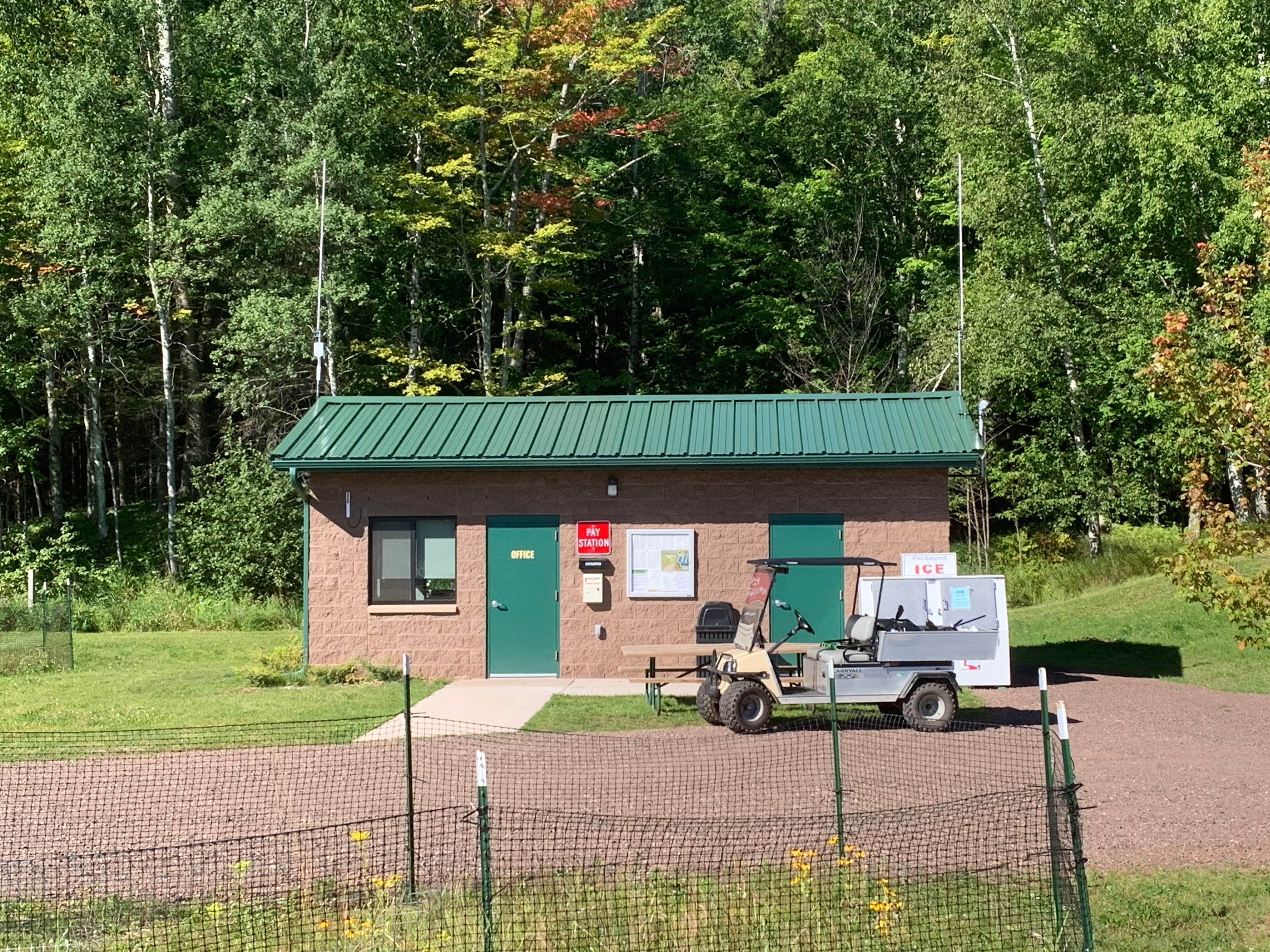 Camper-submitted photo at Saxon Harbor Campground & Marina near Upson, WI
