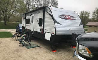 Samantha B.'s photo of rv camping at Emerson Bay State Recreation Area Campground near Rolfe, IA