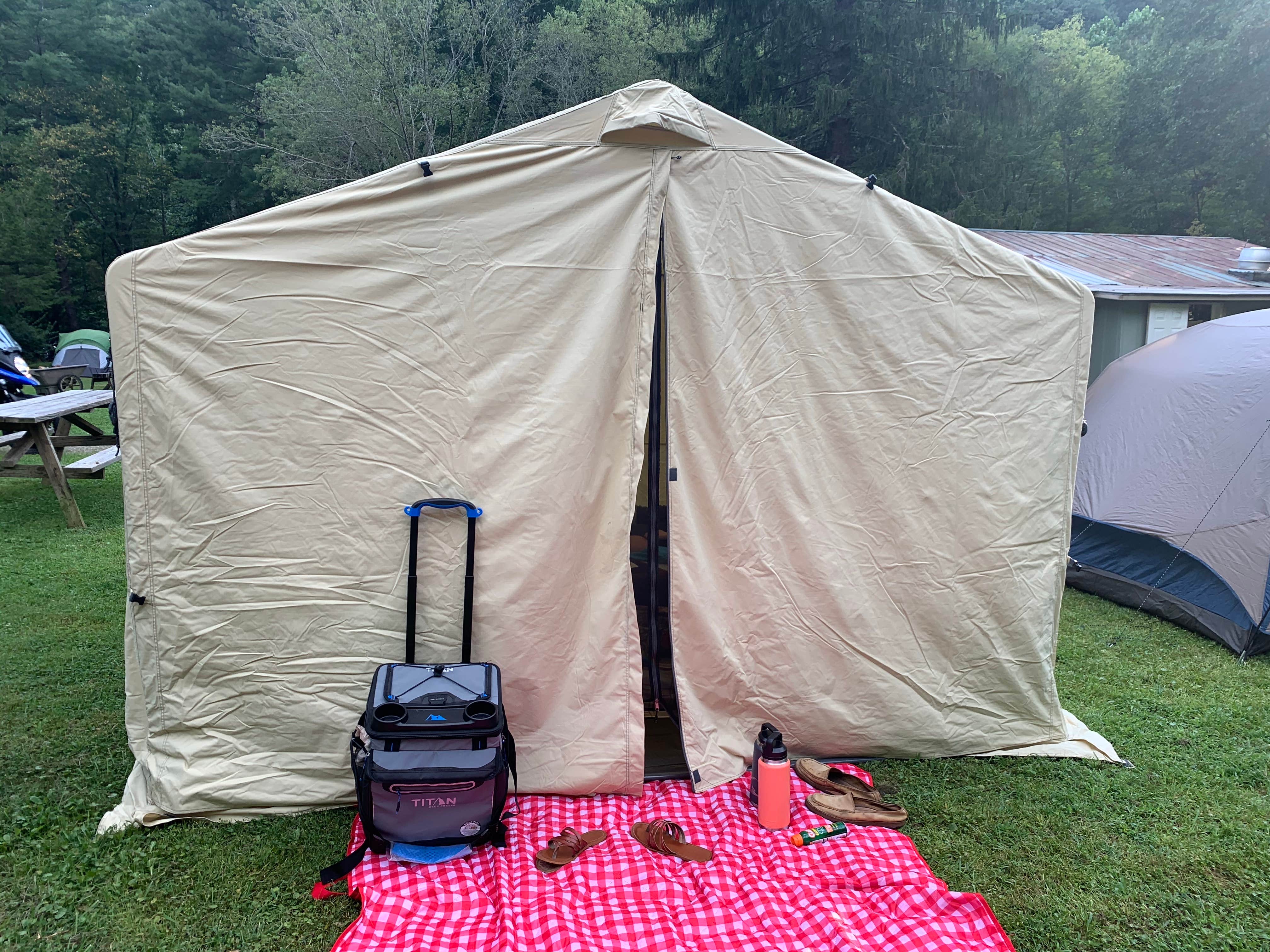 Camper-submitted photo at Blue Ridge Motorcycle Campground - TEMPORARILY CLOSED near Candler, NC