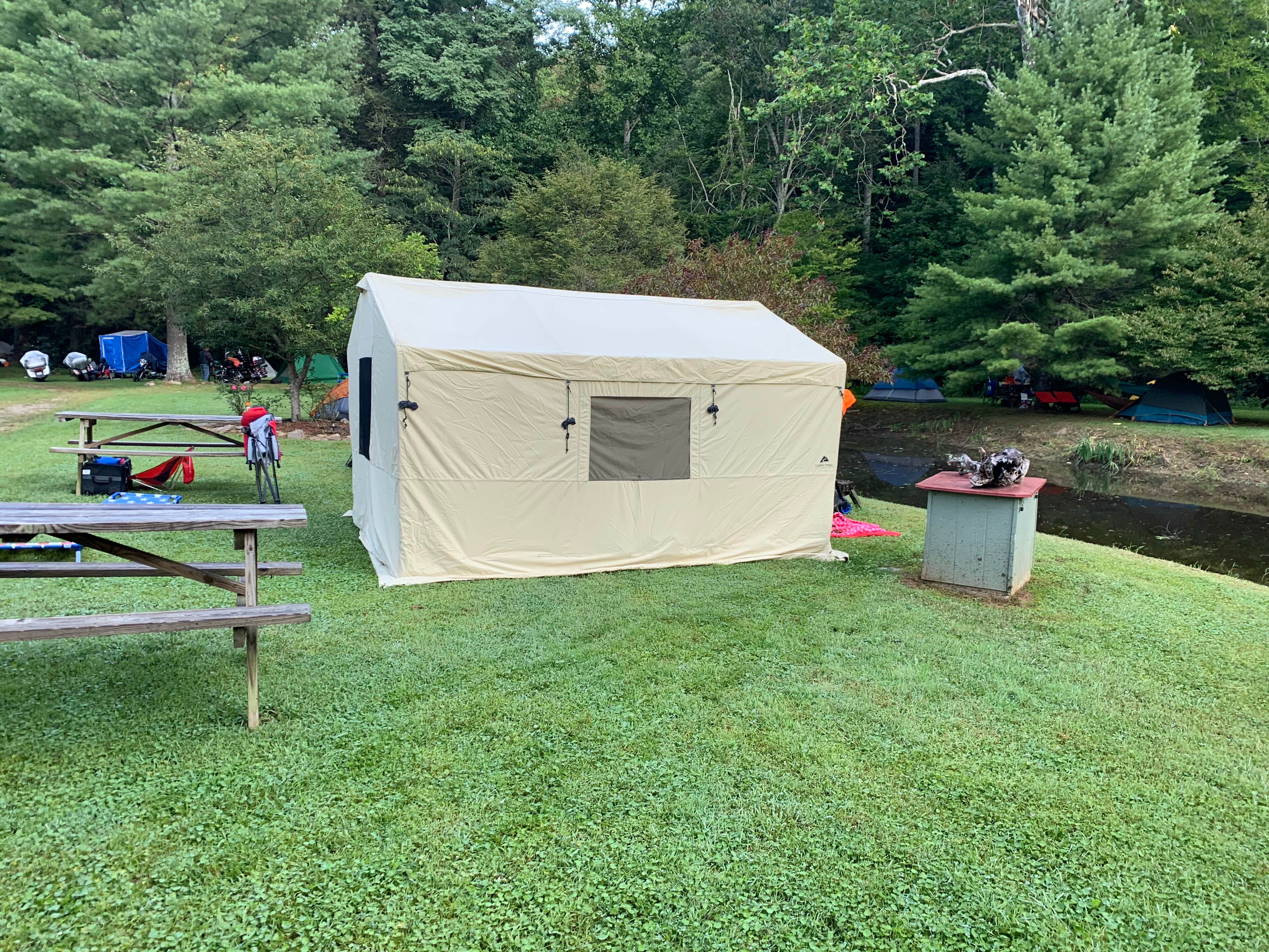 Camper-submitted photo at Blue Ridge Motorcycle Campground - TEMPORARILY CLOSED near Candler, NC