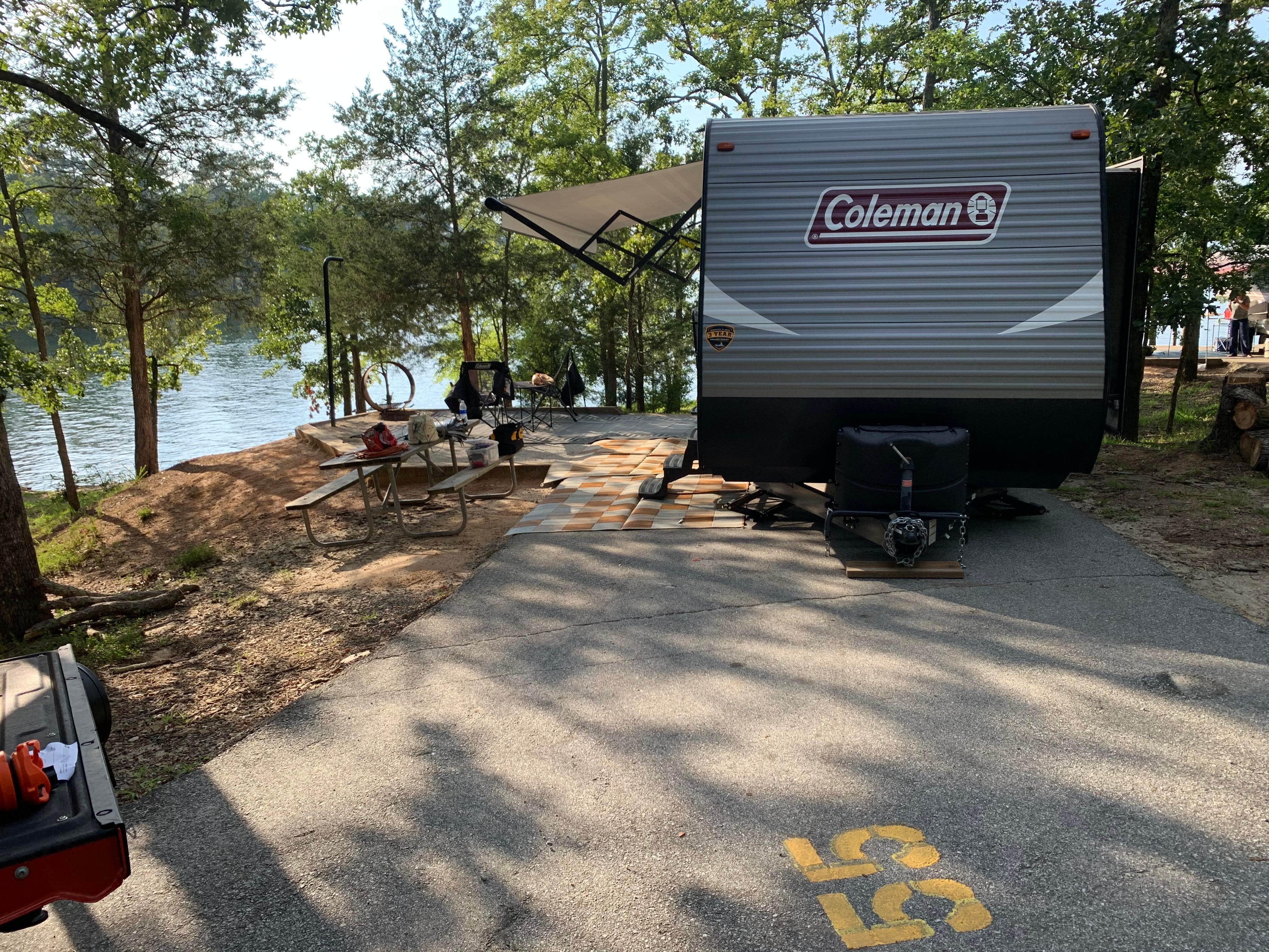 Melanie's photo of rv camping at Lake Greenwood State Park Campground near Abbeville, SC