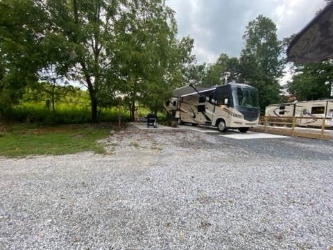Amy's photo of rv camping at Natural Bridge-Lexington KOA near Forest, VA