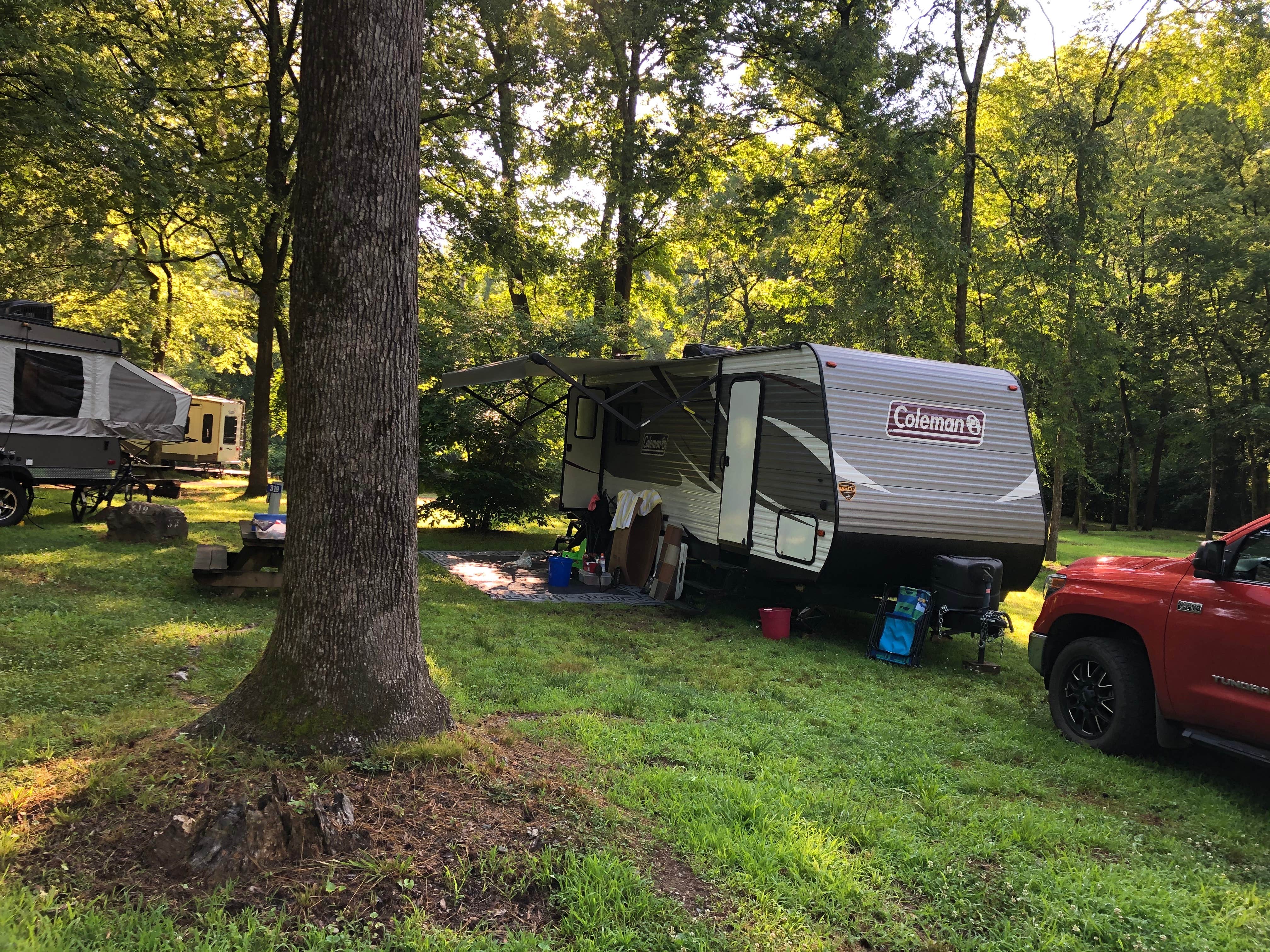 Melanie's photo at Hot Springs Campground near Del Rio, TN