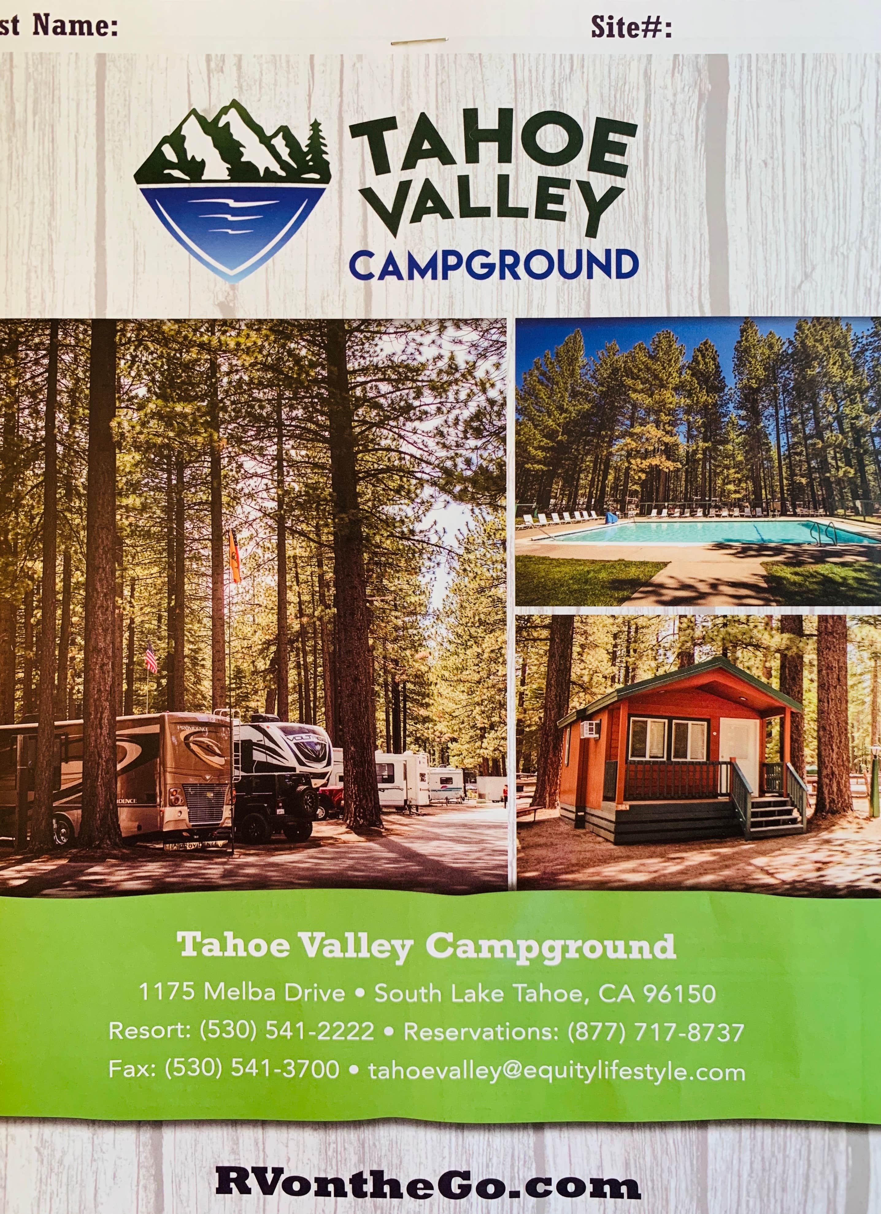 Penélope F.'s photo of glamping accommodations at Tahoe Valley Campground near Pollock Pines, CA
