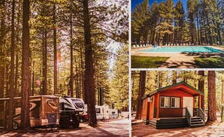 Penélope F.'s photo of a cabin at Tahoe Valley Campground near Norden, CA