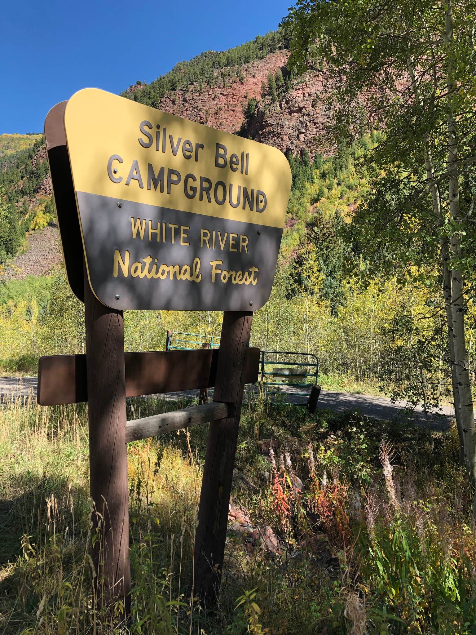 Camper-submitted photo at White River National Forest Silver Bell Campground near Snowmass Village, CO