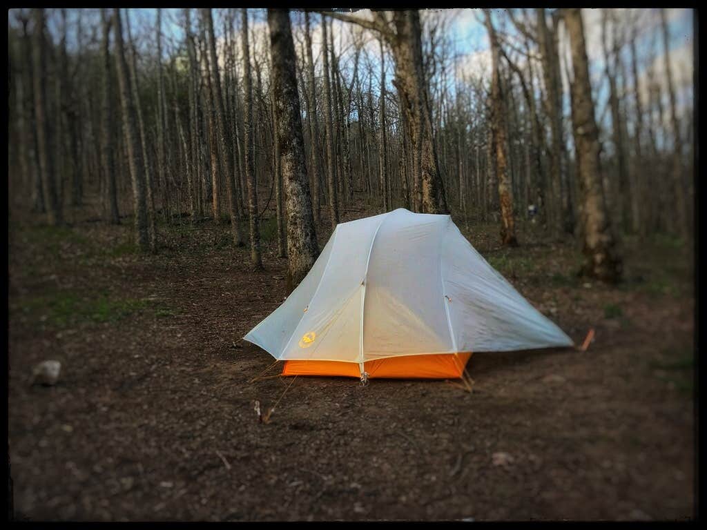 Amy G.'s photo of tent camping at Low Gap near Murphy, NC