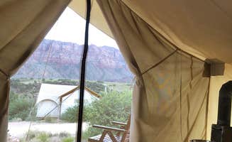 Erik S.'s photo of tent camping at Zion Under Canvas near Leeds, UT