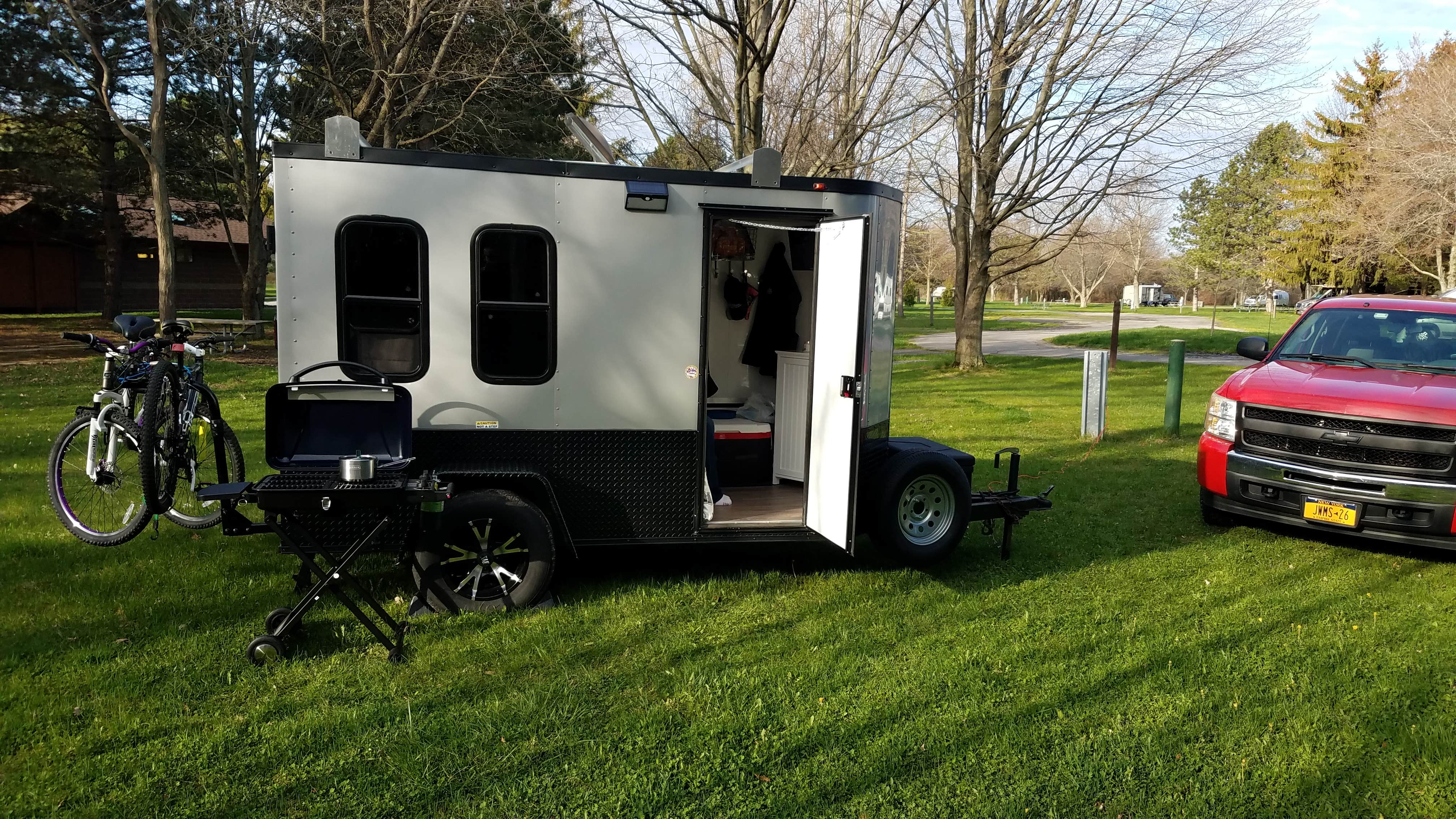 Jamie W.'s photo of rv camping at Four Mile Creek State Park Campground near Ransomville, NY