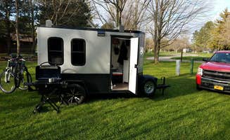 Jamie W.'s photo of rv camping at Four Mile Creek State Park Campground near Ransomville, NY