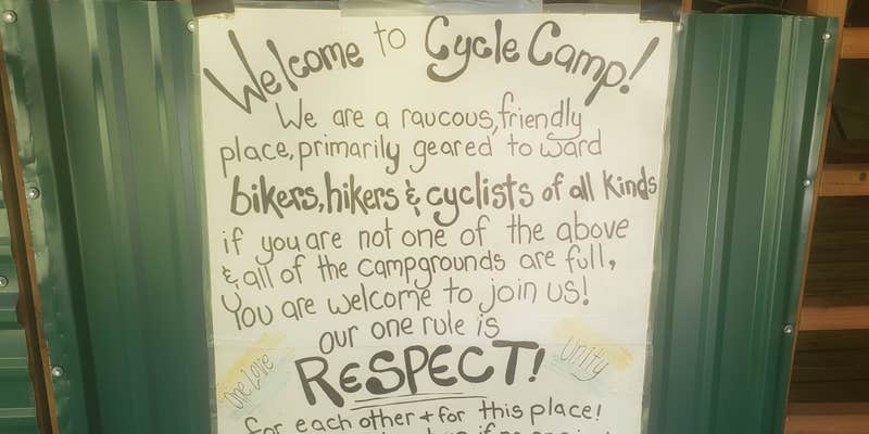 Camper submitted image from Cycle Camp