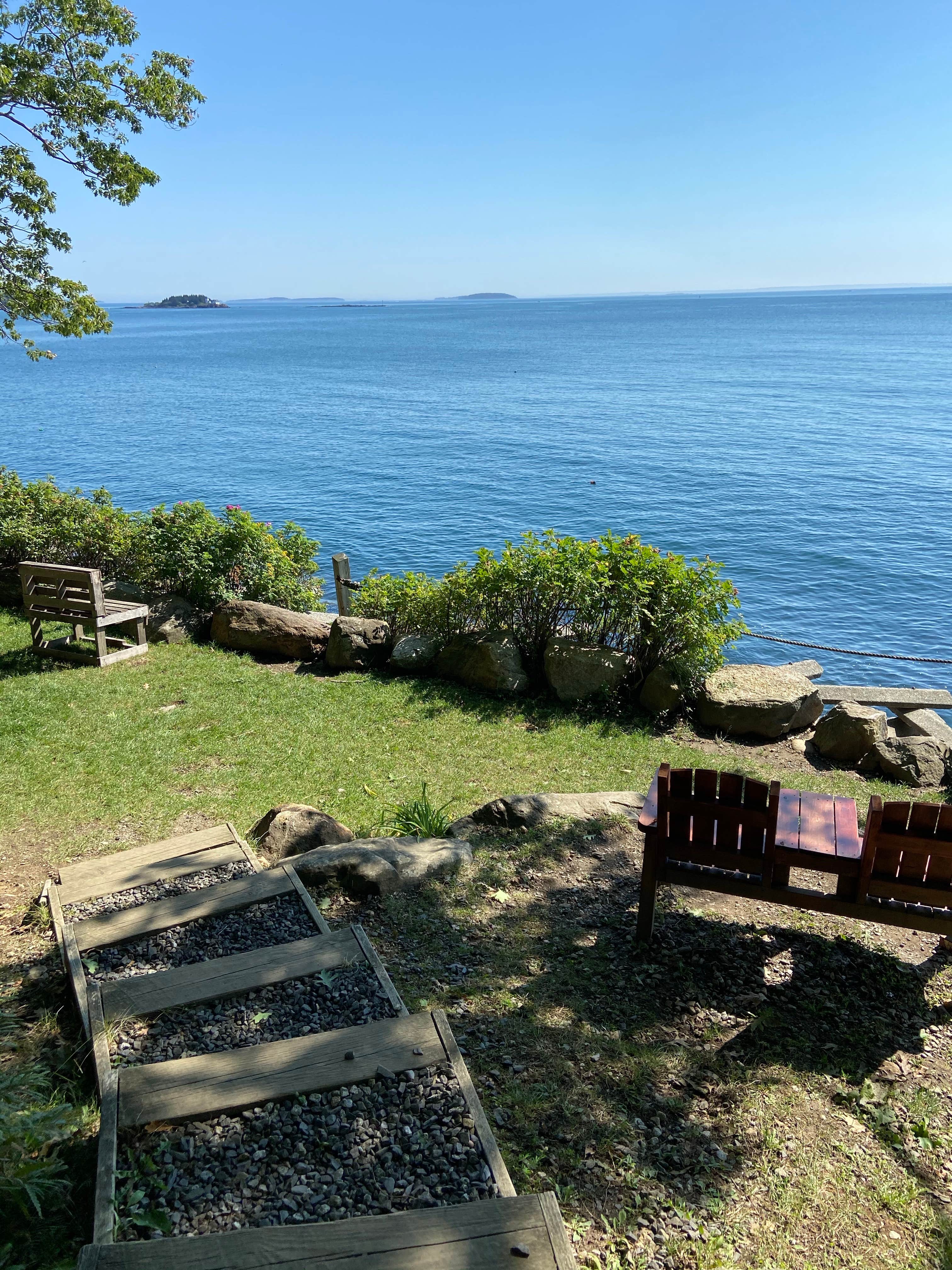 Camper-submitted photo at Meguniticook by the Sea Campground near Liberty, ME