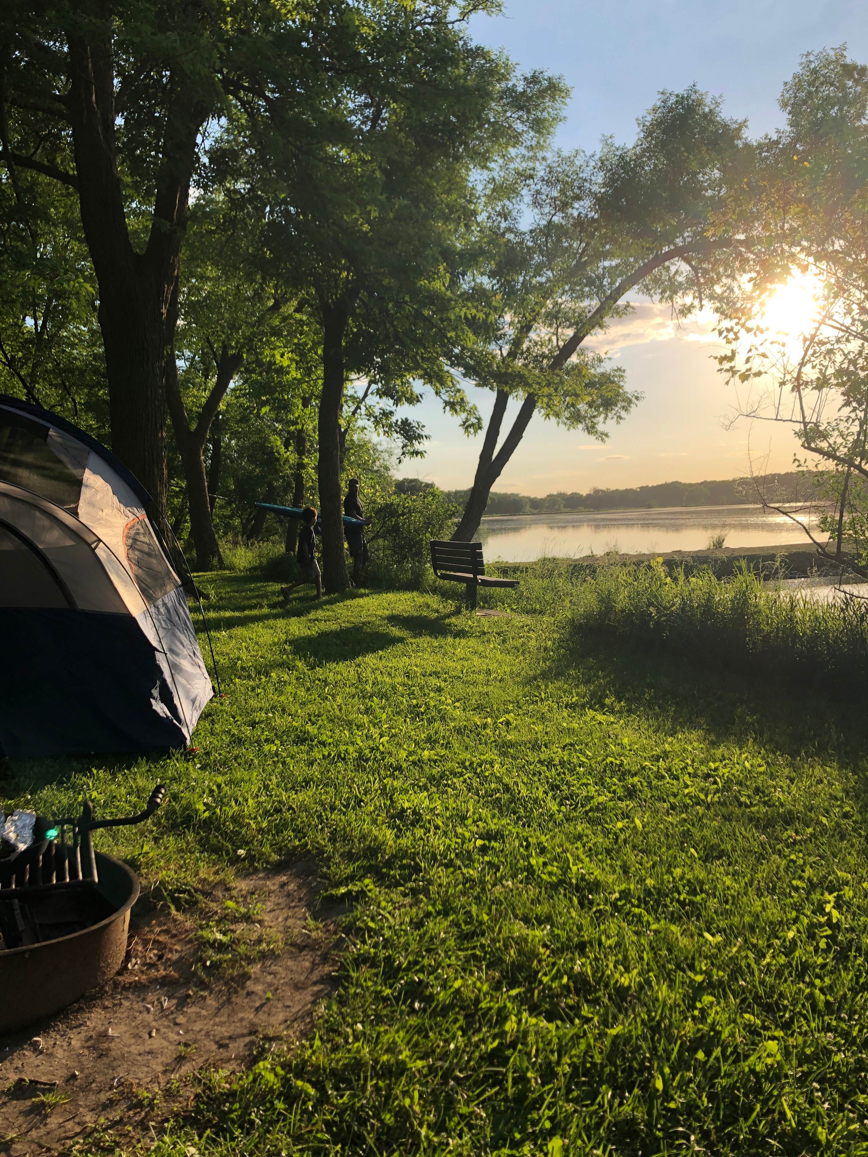 Katie J.'s photo at Beed's Lake State Park Campground near Clear Lake, IA