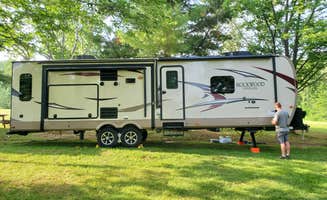 J B.'s photo of rv camping at Birch Point Lodge Campground and Cottage Resort near Mapleton, ME