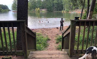 Sunny W.'s photo of camping with pets at Mistletoe State Park Campground near Abbeville, SC