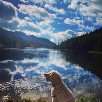 Camper-submitted photo at Hahns Peak Lake Campground near Slater, CO