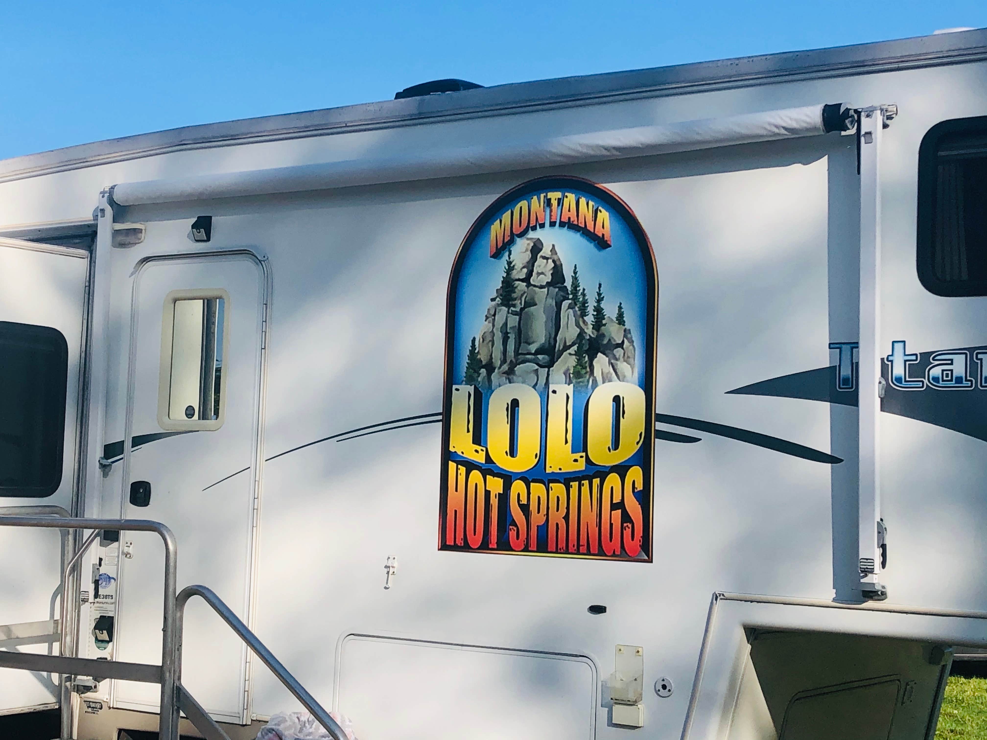 Bradley H.'s photo of rv camping at Lolo Hot Springs Campground near Bonner, MT